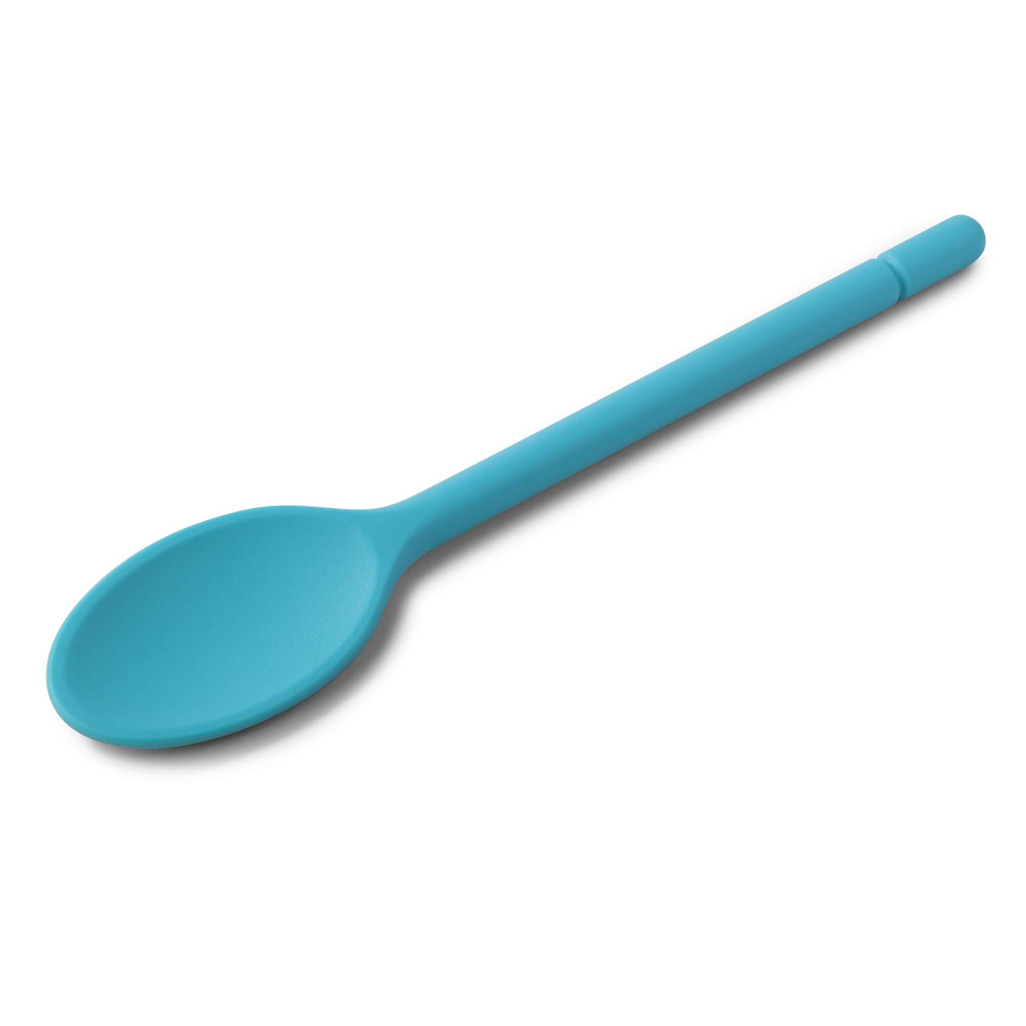 Zeal Traditional Silicone Cookâs Spoon 30cm, Aqua Blue