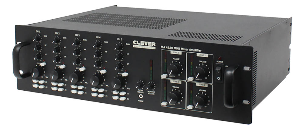 Image of 480W 4 Zone Mixer Amplifier