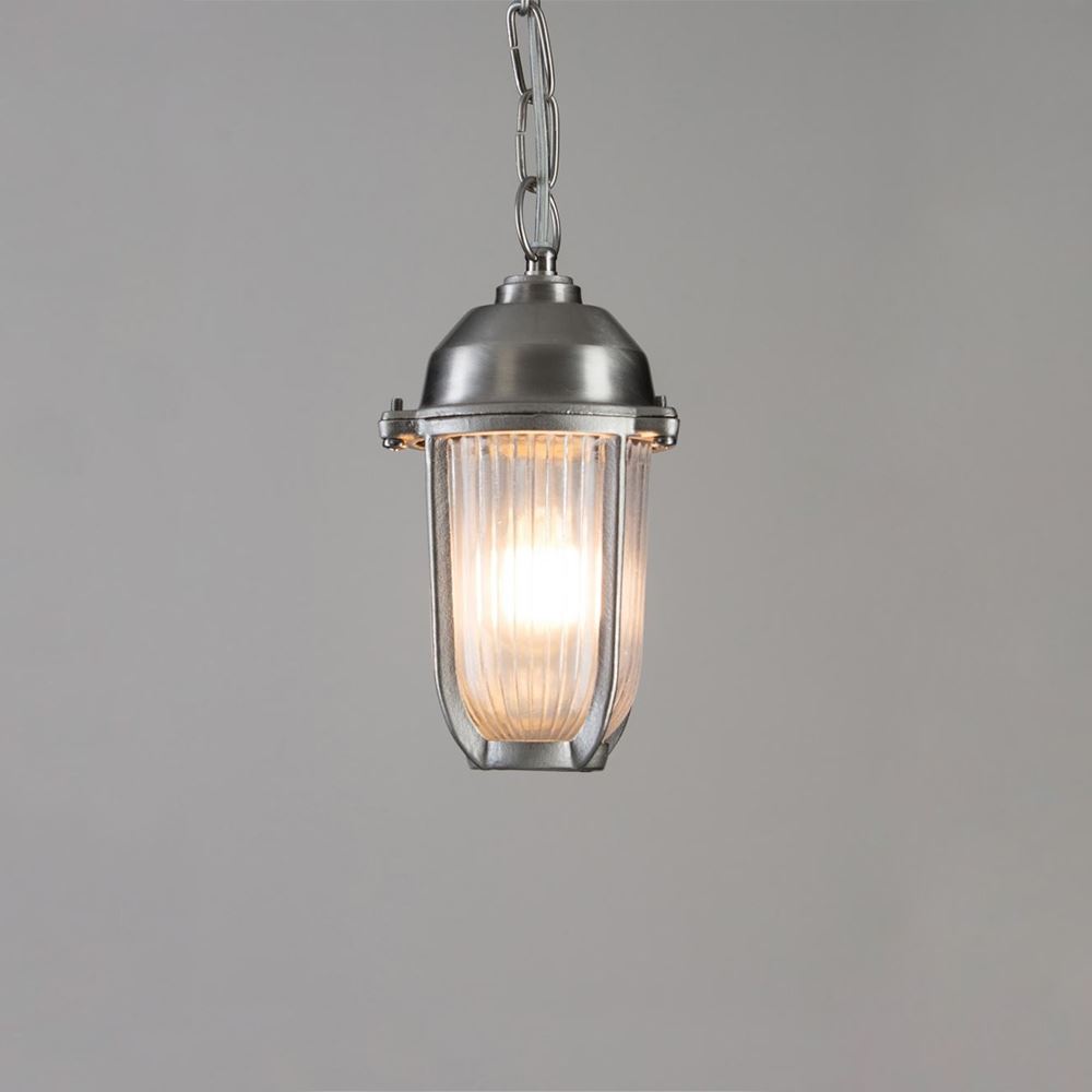 Old School Electric Boatyard Pendant Small Nickel Bathroom Lighting Silver Designer Pendant Lighting