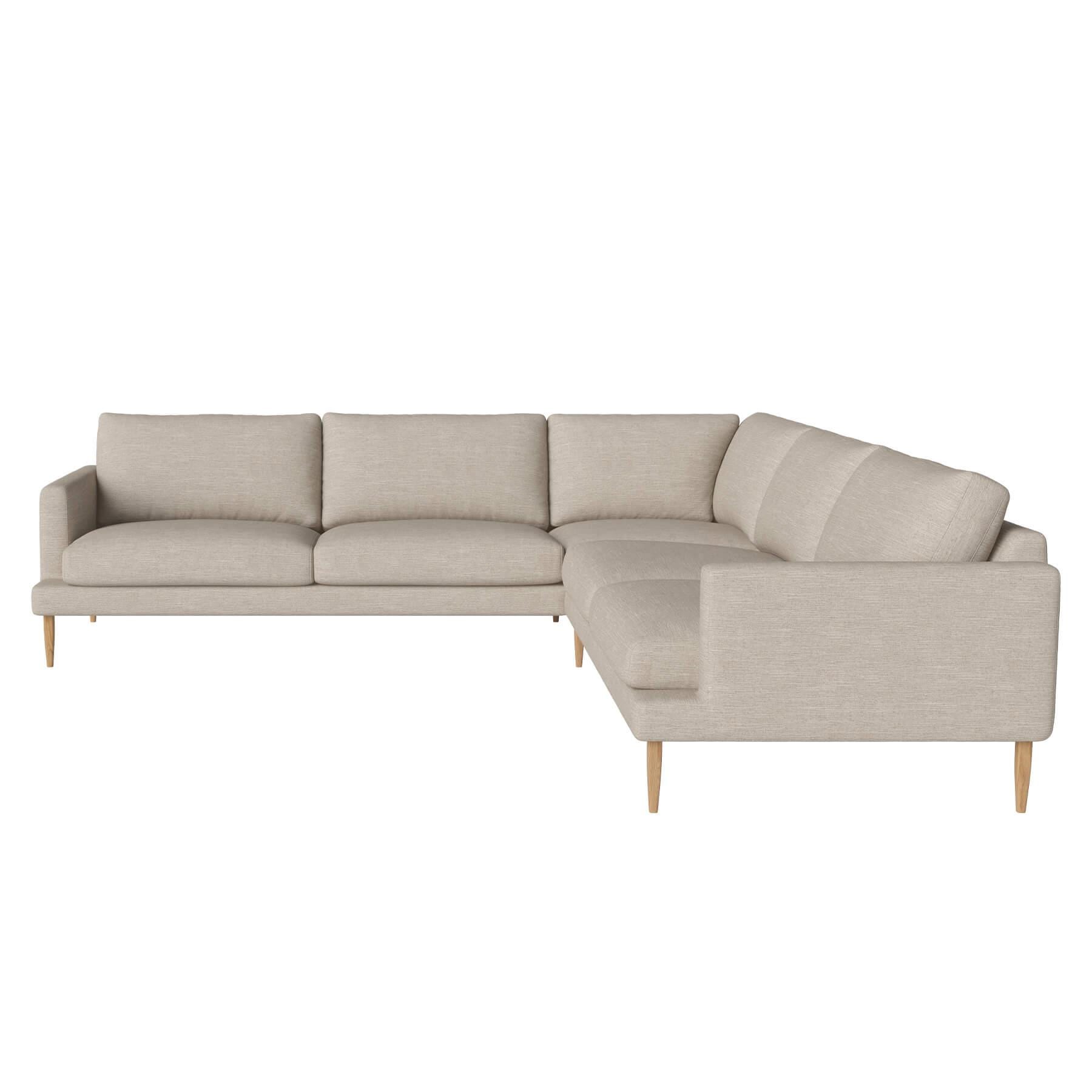 Bolia Veneda Sofa 6 Seater Sofa Corner Sofa Oiled Oak Baize Sand Brown Designer Furniture From Holloways Of Ludlow