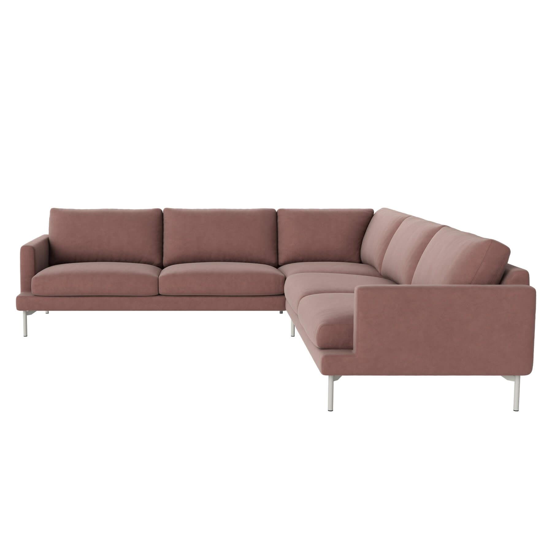 Bolia Veneda Sofa 6 Seater Sofa Corner Sofa Grey Laquered Steel Ritz Light Rosa Pink Designer Furniture From Holloways Of Ludlow