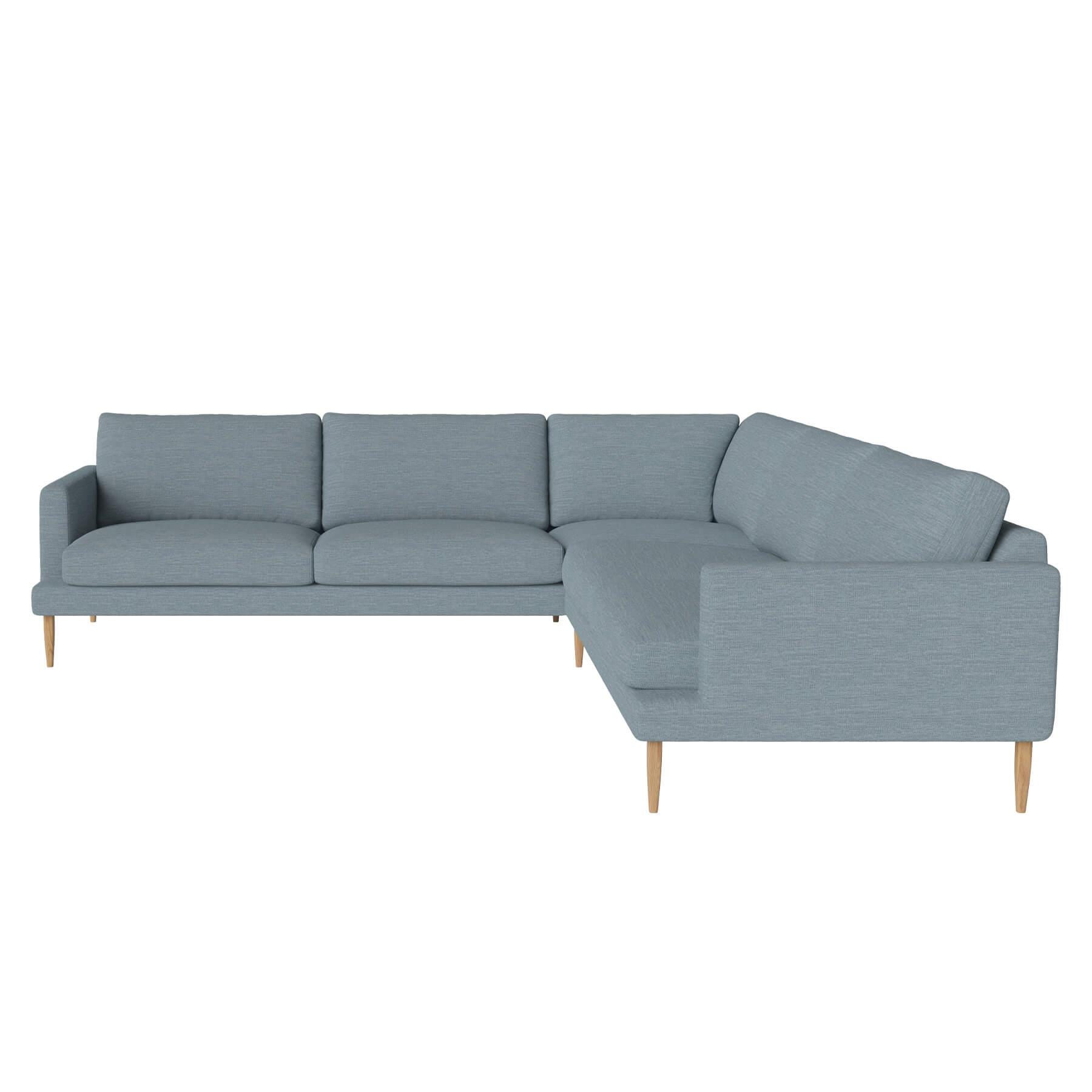 Bolia Veneda Sofa 6 Seater Sofa Corner Sofa Oiled Oak Laine Light Blue Designer Furniture From Holloways Of Ludlow