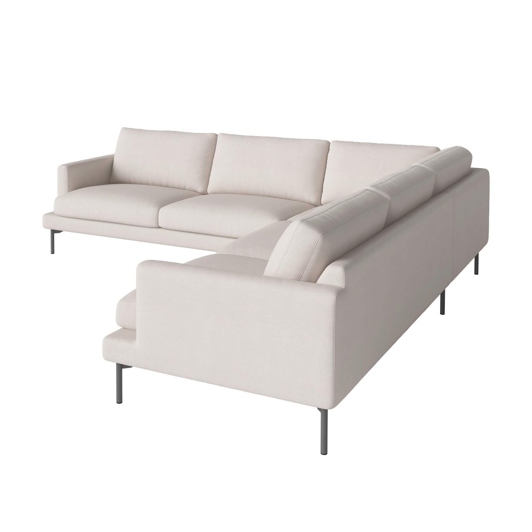 Bolia Veneda Sofa 6 Seater Sofa Corner Sofa Grey Laquered Steel Linea Beige Brown Designer Furniture From Holloways Of Ludlow