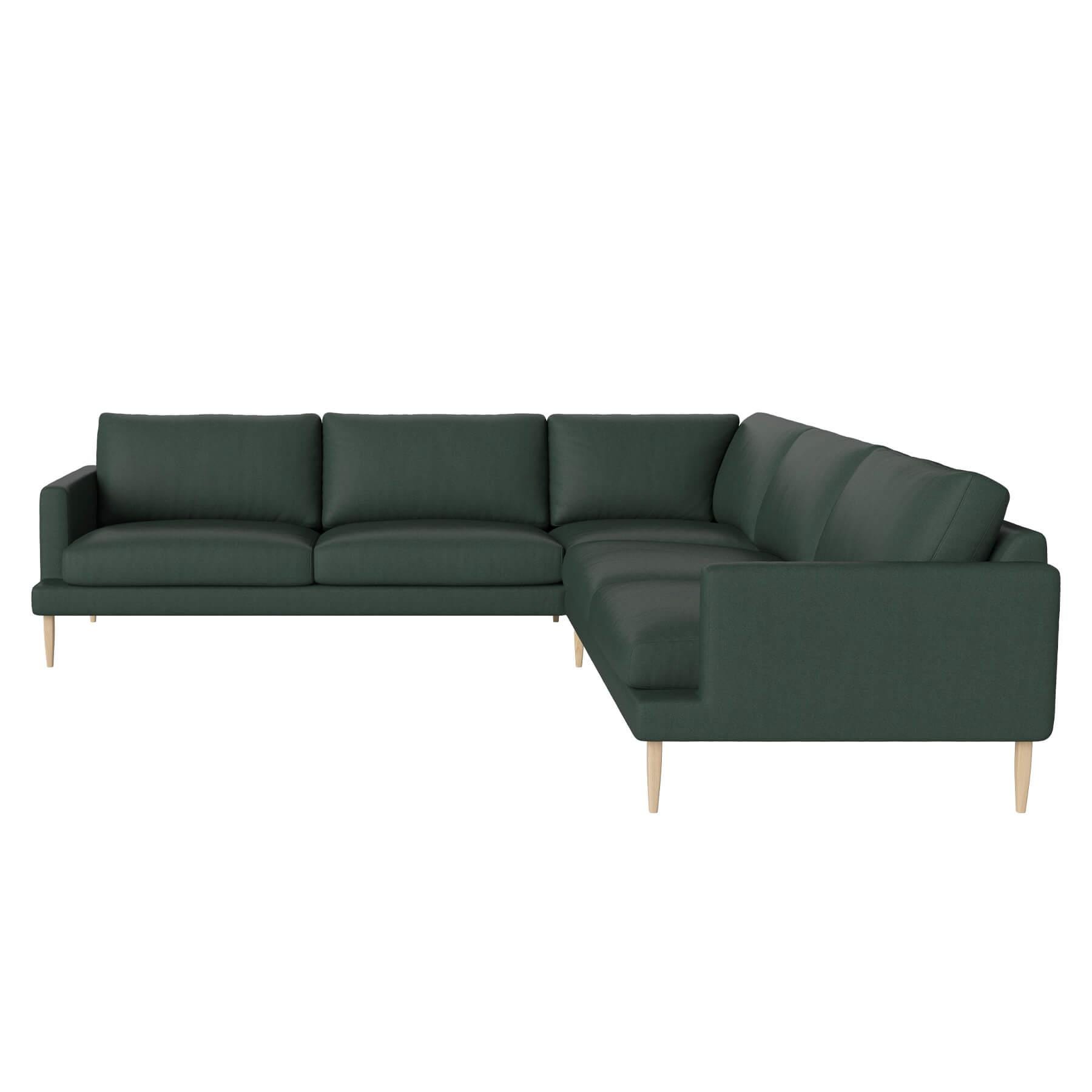 Bolia Veneda Sofa 6 Seater Sofa Corner Sofa White Oiled Oak Gaja Dark Green Designer Furniture From Holloways Of Ludlow