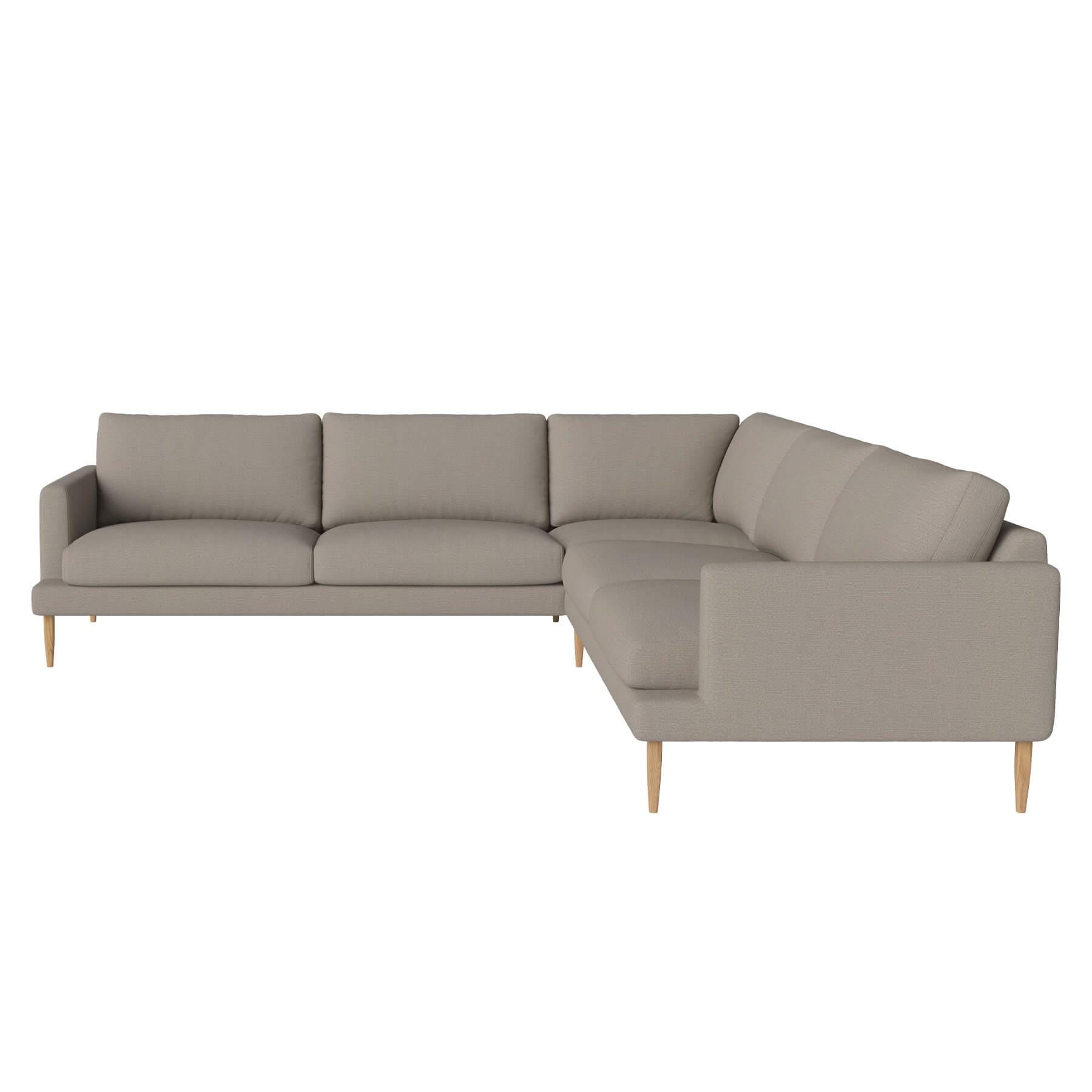 Bolia Veneda Sofa 6 Seater Sofa Corner Sofa Oiled Oak Baize Dark Beige Brown Designer Furniture From Holloways Of Ludlow