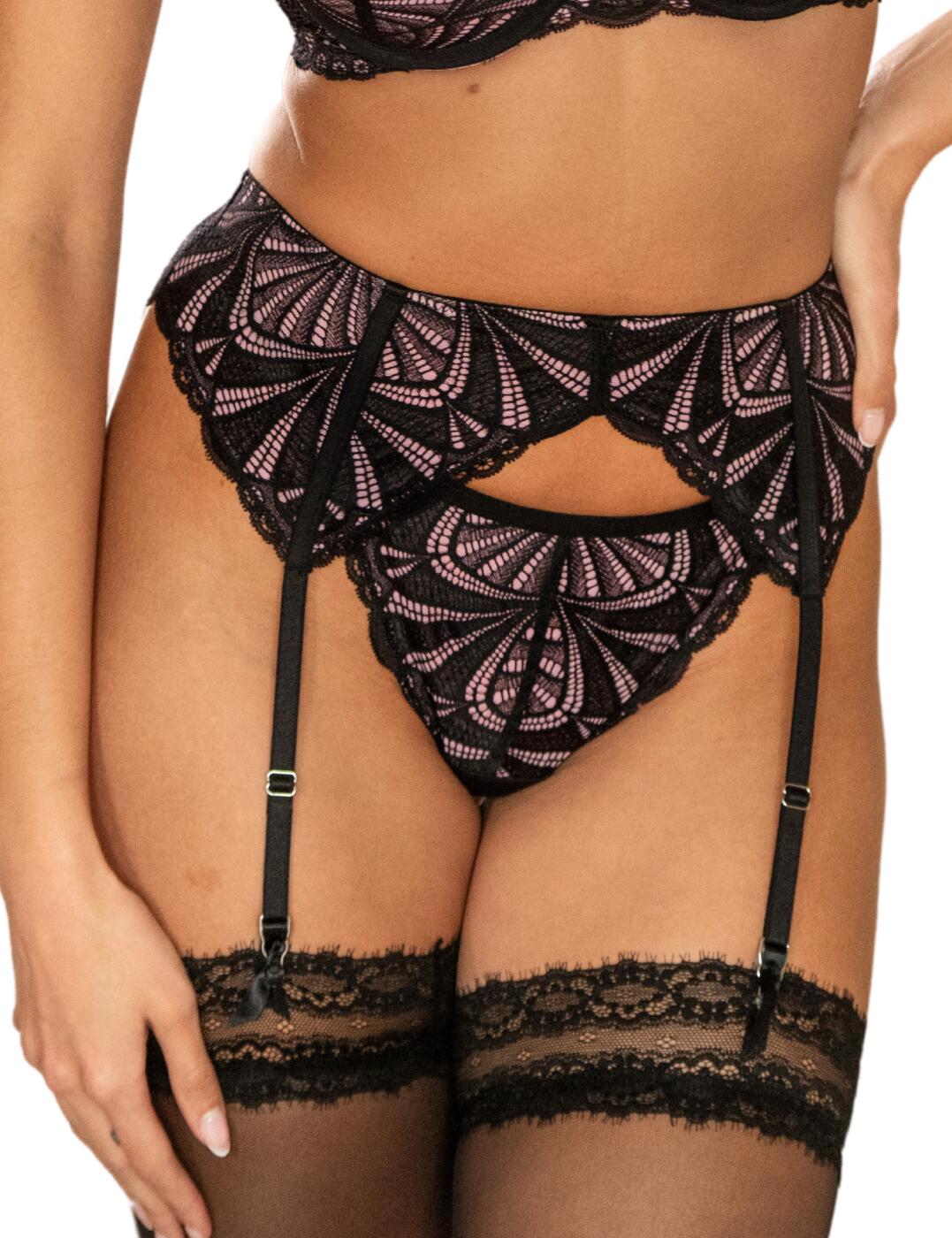 Pour Moi New Romance offers a seductive and stylish suspender belt, perfect for adding a touch of romance to your underwear collection. This piece has a hook and eye fastening and adjustable suspender straps for a perfect individual fit to your curves. Made with the finest materials and featuring beautiful contrasting lace detailing, it ensures a confident and flattering fit. Pair it with matching lingerie for a complete, alluring look perfect. Indulge yourself or surprise someone special with this stylish addition to your lingerie collection.