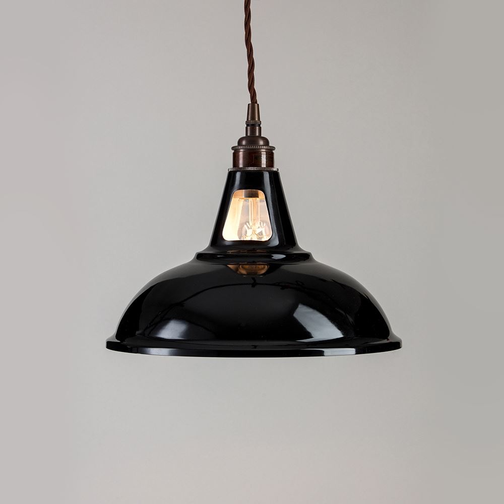 Old School Electric Factory Pendant Light Black White Interior Antique Brassbrown Flex Designer Pendant Lighting