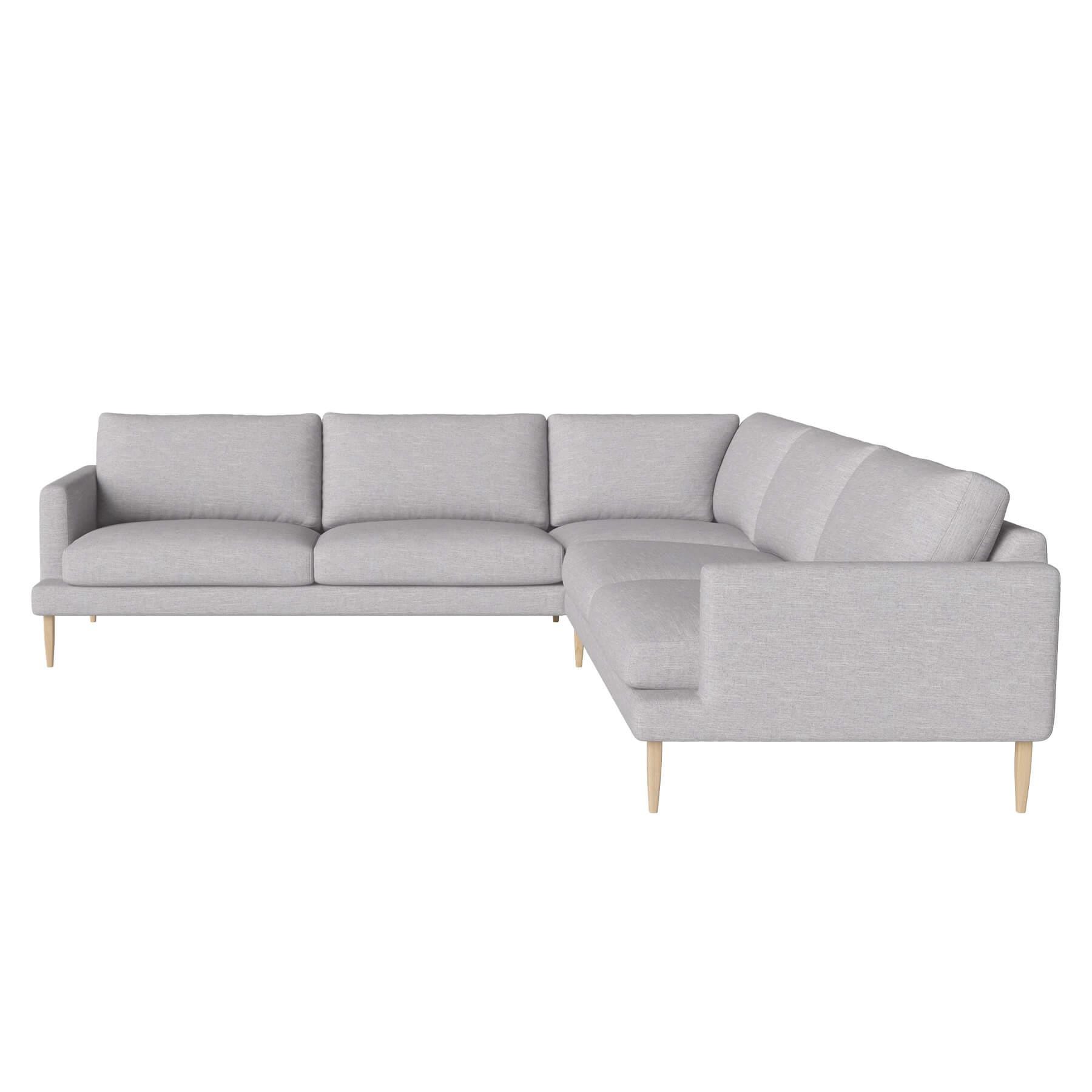 Bolia Veneda Sofa 6 Seater Sofa Corner Sofa White Oiled Oak Baize Light Grey Designer Furniture From Holloways Of Ludlow