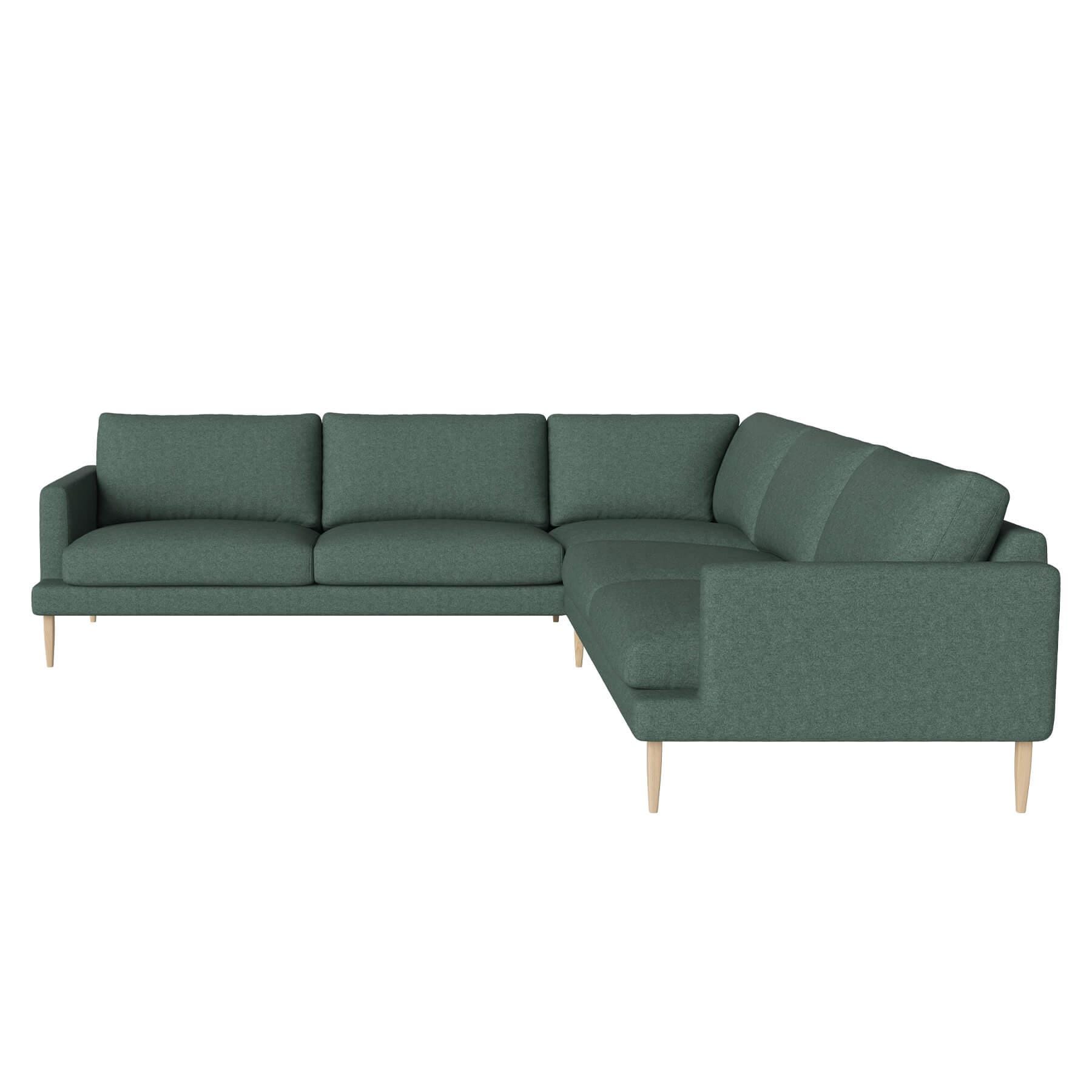 Bolia Veneda Sofa 6 Seater Sofa Corner Sofa White Oiled Oak Qual Sea Green Designer Furniture From Holloways Of Ludlow