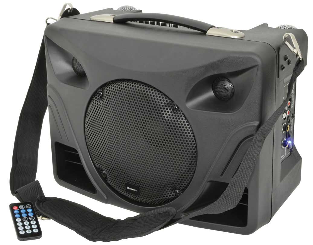 Portable Desk Top PA System with 2 Handheld Radio Mics
