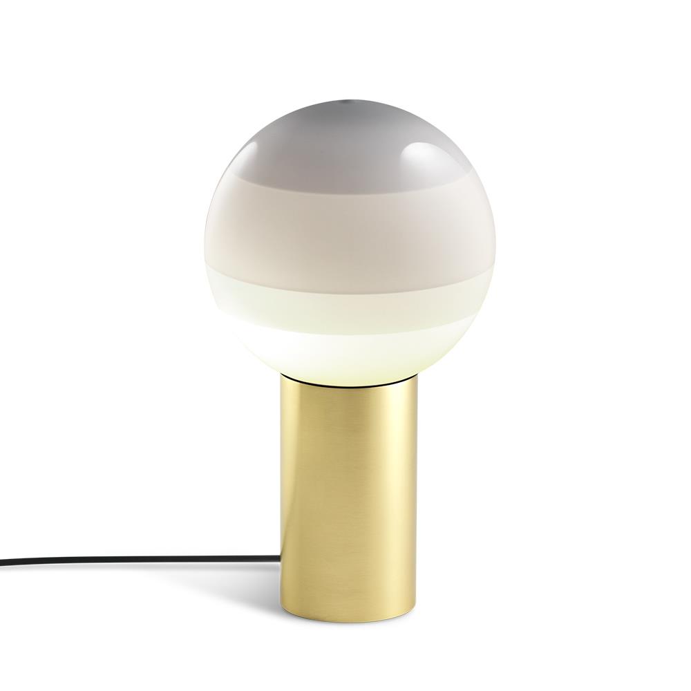 Dipping Table Light Small Offwhite Brass