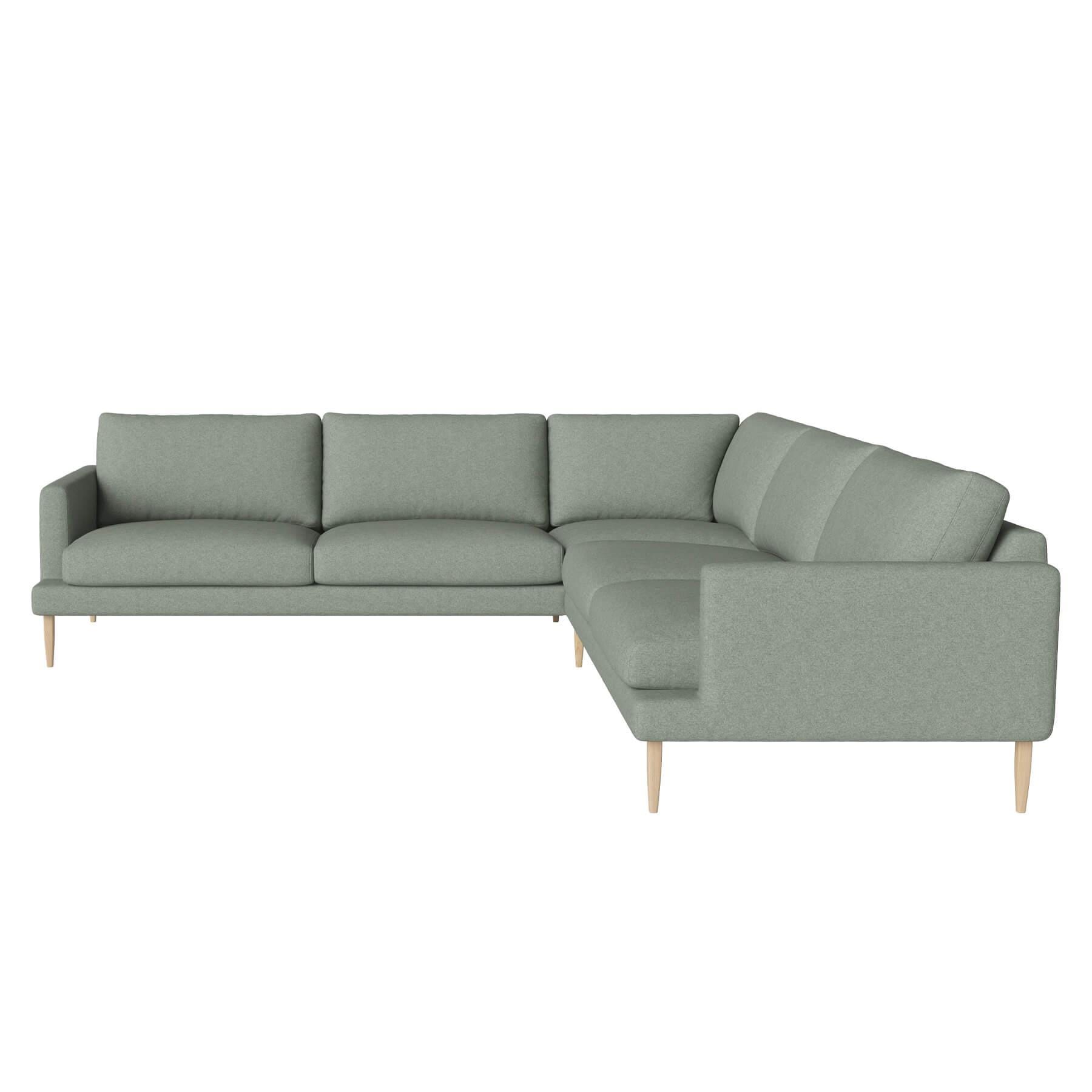 Bolia Veneda Sofa 6 Seater Sofa Corner Sofa White Oiled Oak Qual Green Designer Furniture From Holloways Of Ludlow