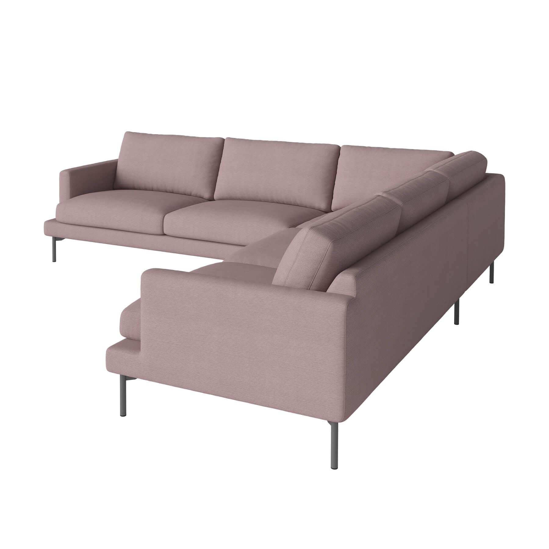 Bolia Veneda Sofa 6 Seater Sofa Corner Sofa Grey Laquered Steel Linea Rosa Pink Designer Furniture From Holloways Of Ludlow