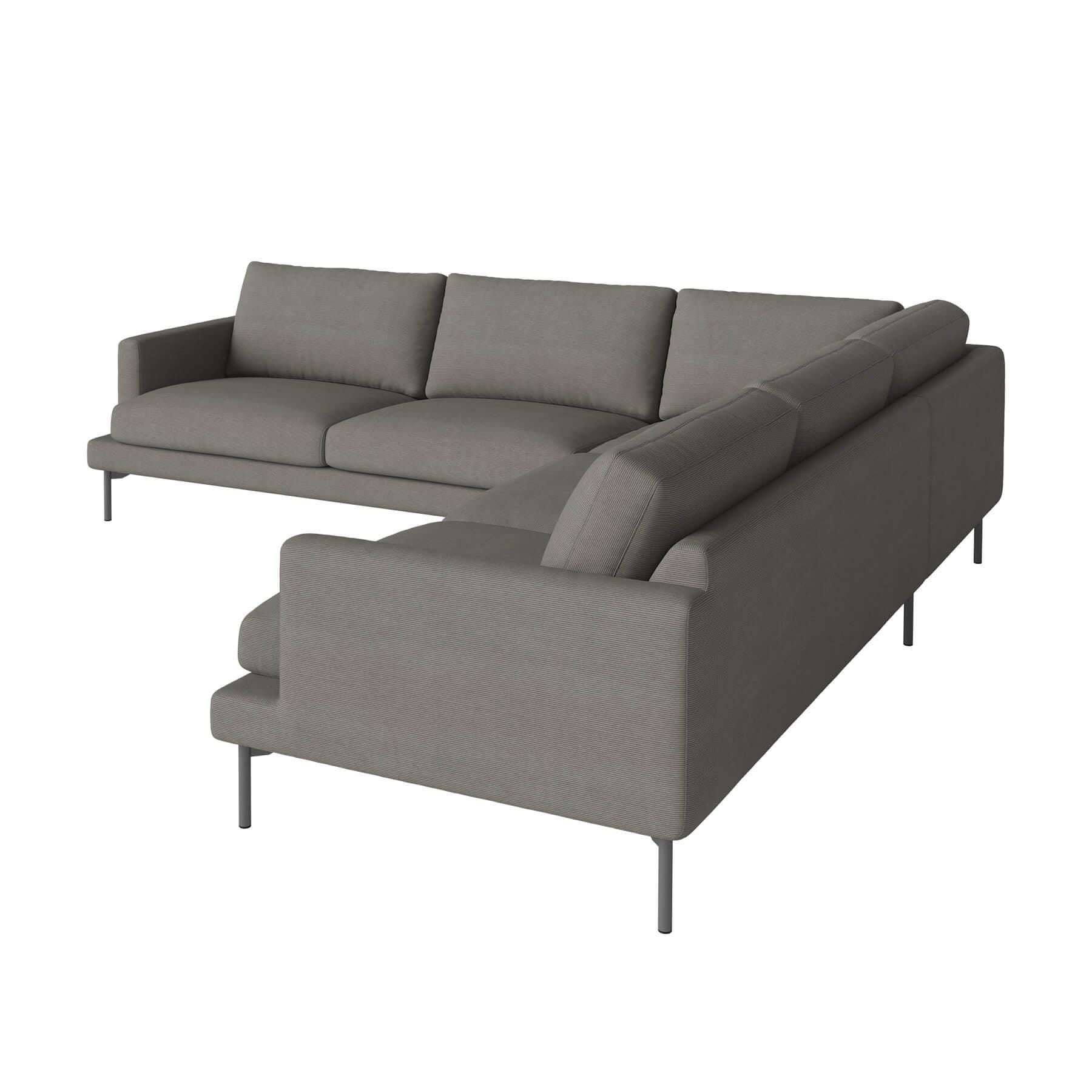 Bolia Veneda Sofa 6 Seater Sofa Corner Sofa Grey Laquered Steel Linea Grey Brown Designer Furniture From Holloways Of Ludlow