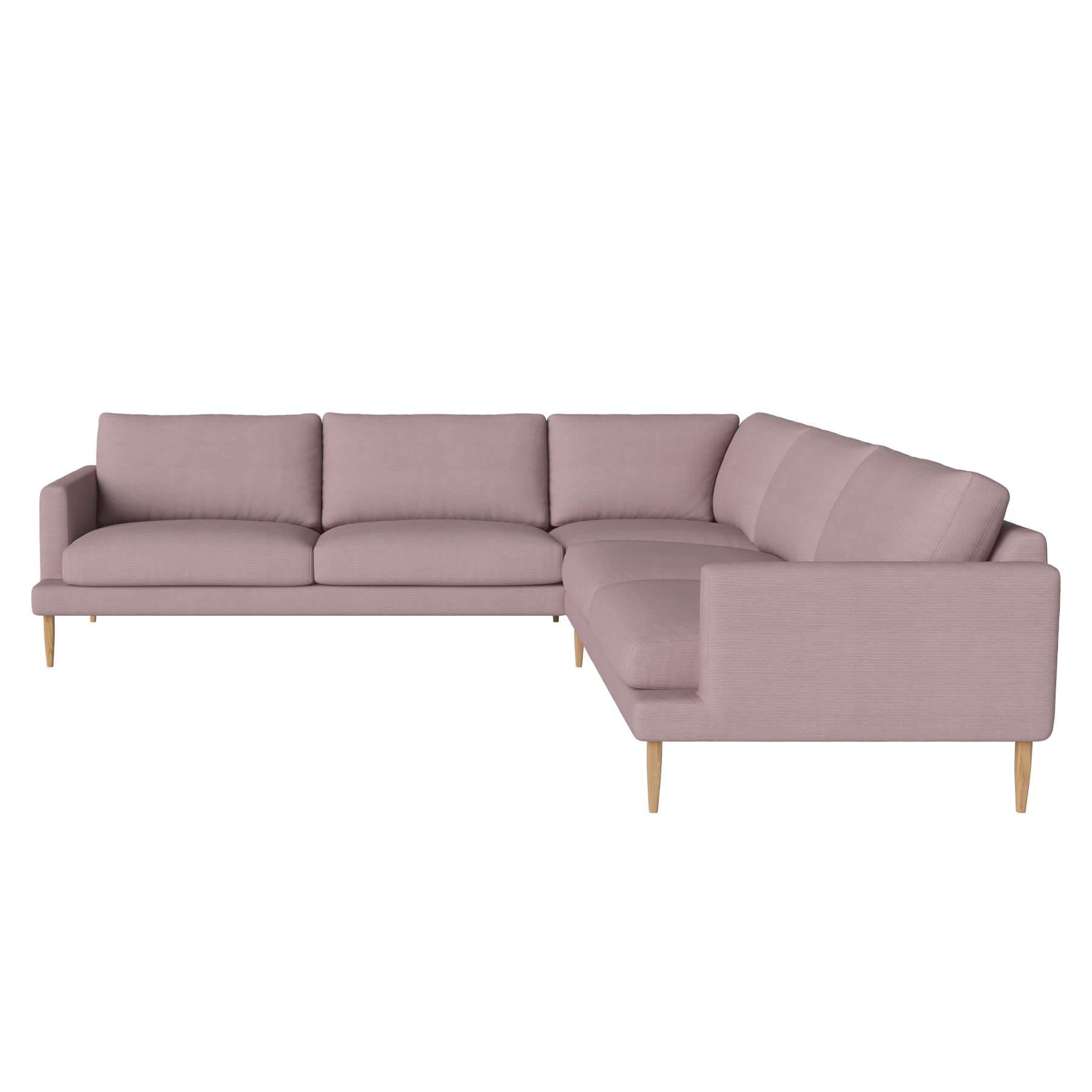 Bolia Veneda Sofa 6 Seater Sofa Corner Sofa Oiled Oak Linea Rosa Pink Designer Furniture From Holloways Of Ludlow