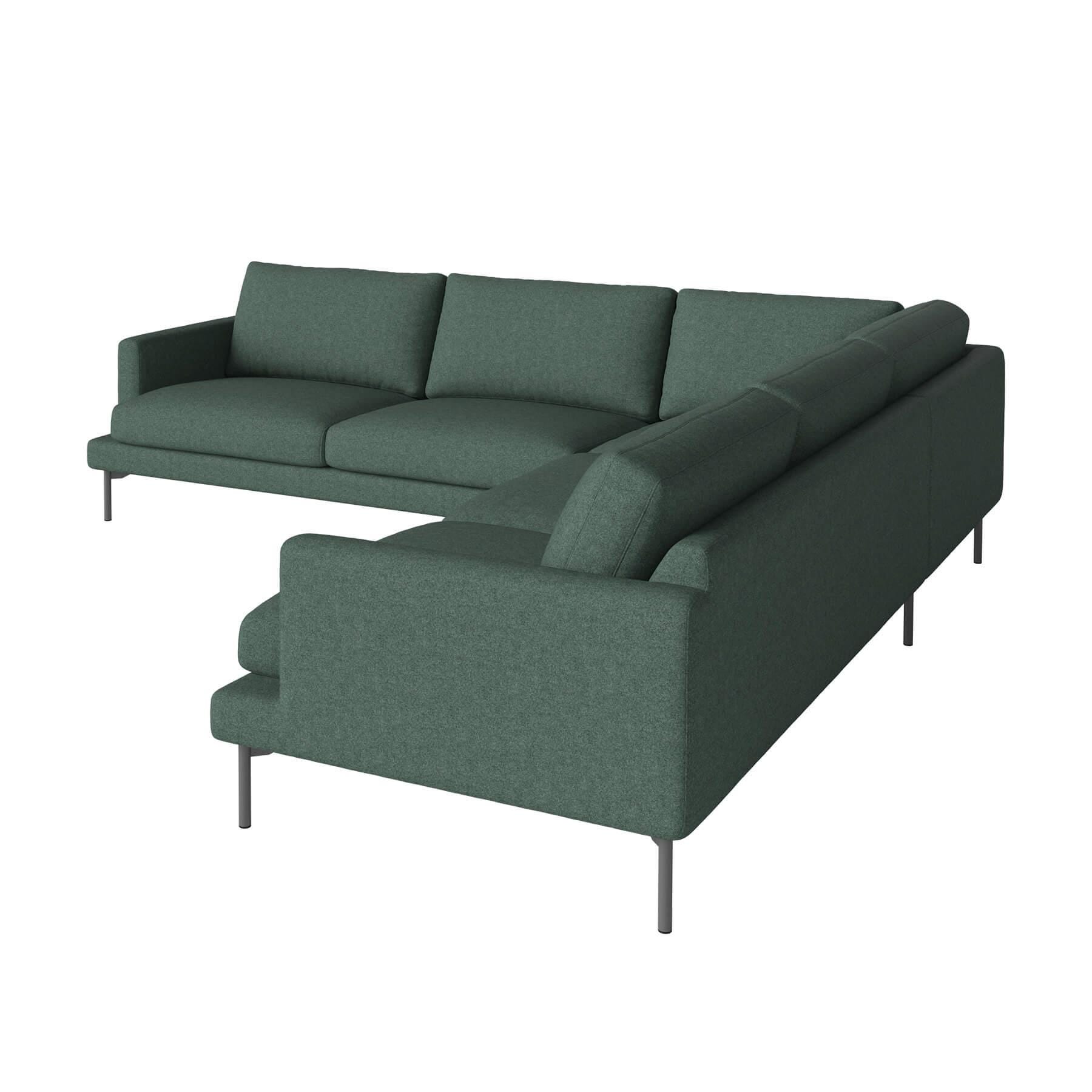 Bolia Veneda Sofa 6 Seater Sofa Corner Sofa Grey Laquered Steel Qual Sea Green Designer Furniture From Holloways Of Ludlow