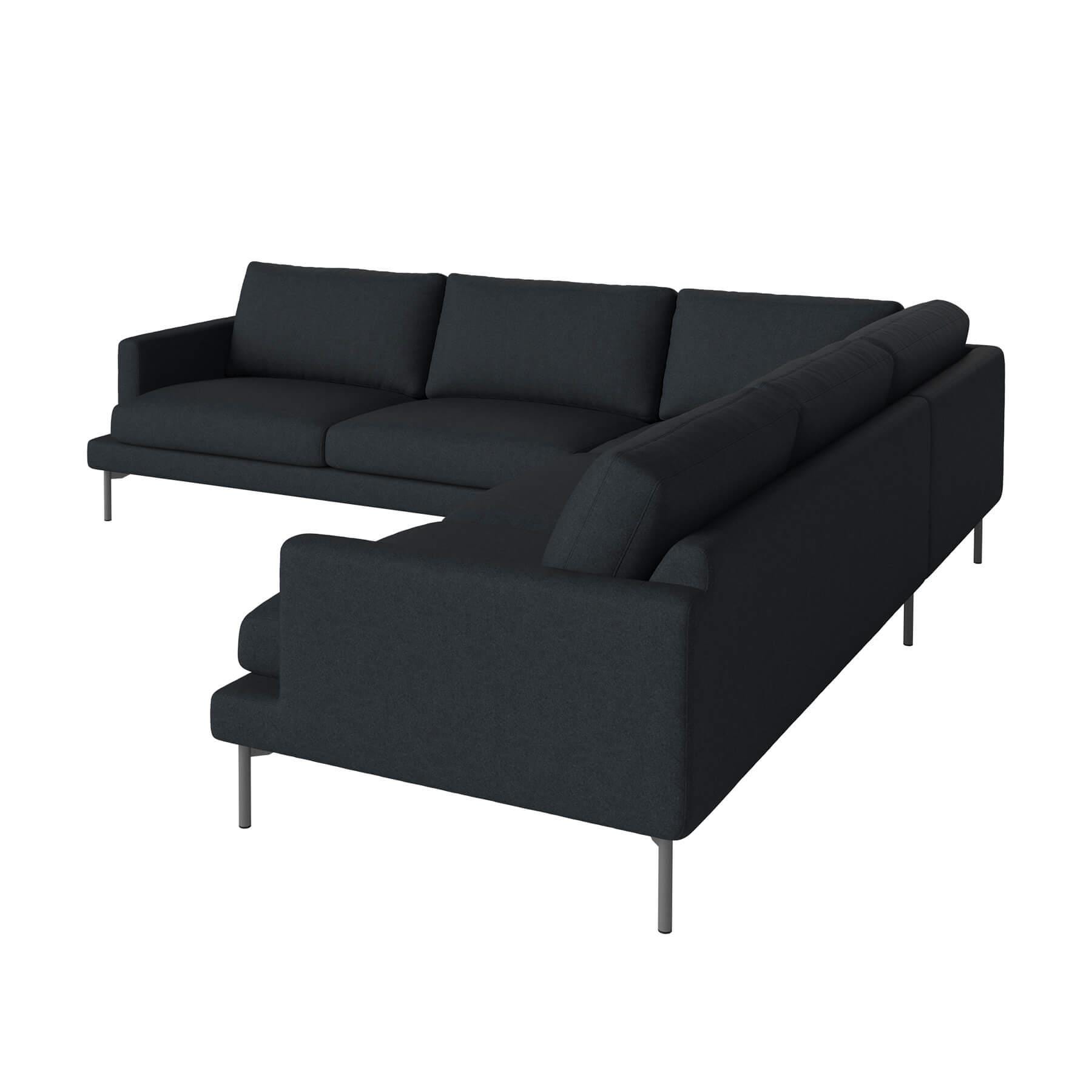 Bolia Veneda Sofa 6 Seater Sofa Corner Sofa Grey Laquered Steel Qual Navy Blue Designer Furniture From Holloways Of Ludlow