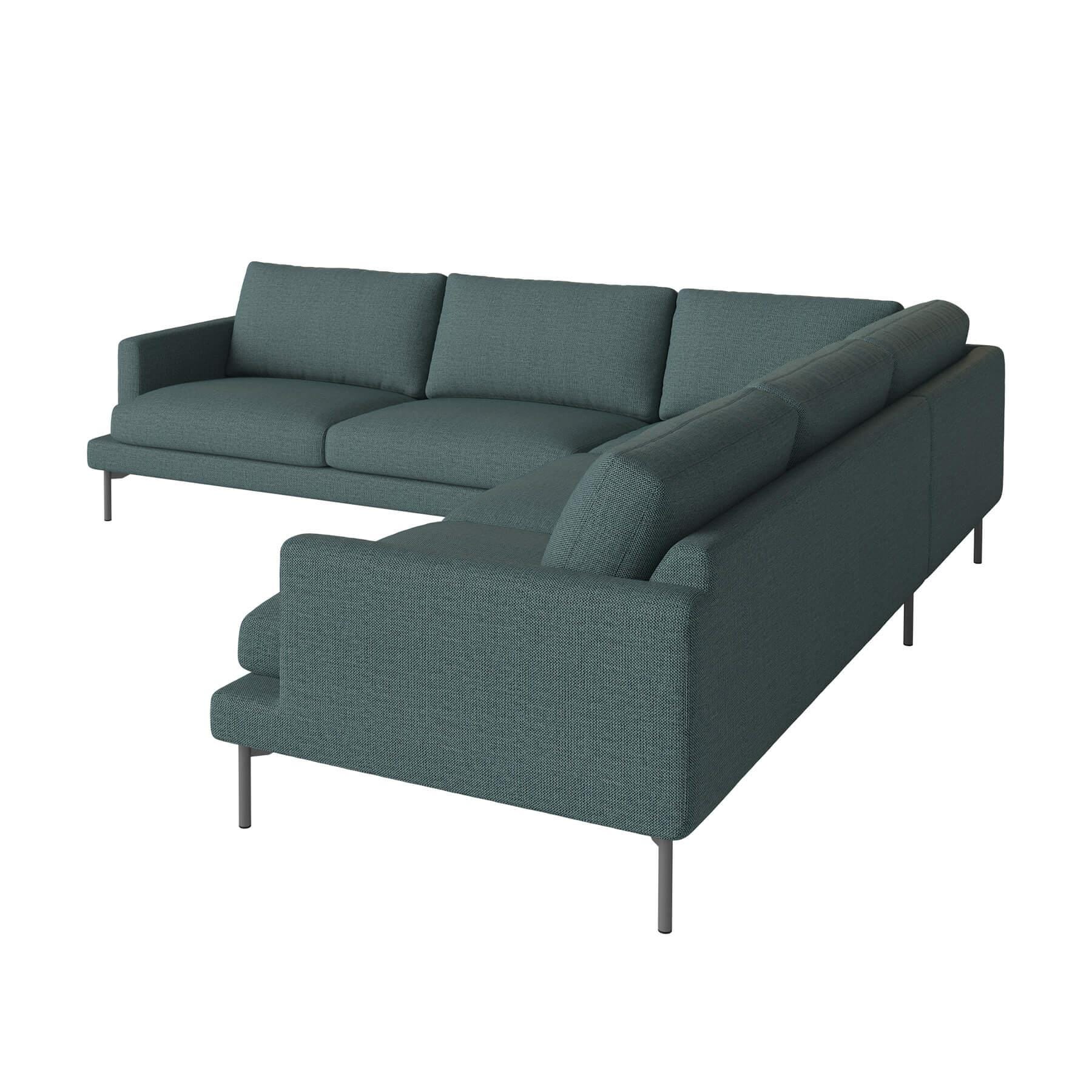 Bolia Veneda Sofa 6 Seater Sofa Corner Sofa Grey Laquered Steel London Sea Green Designer Furniture From Holloways Of Ludlow