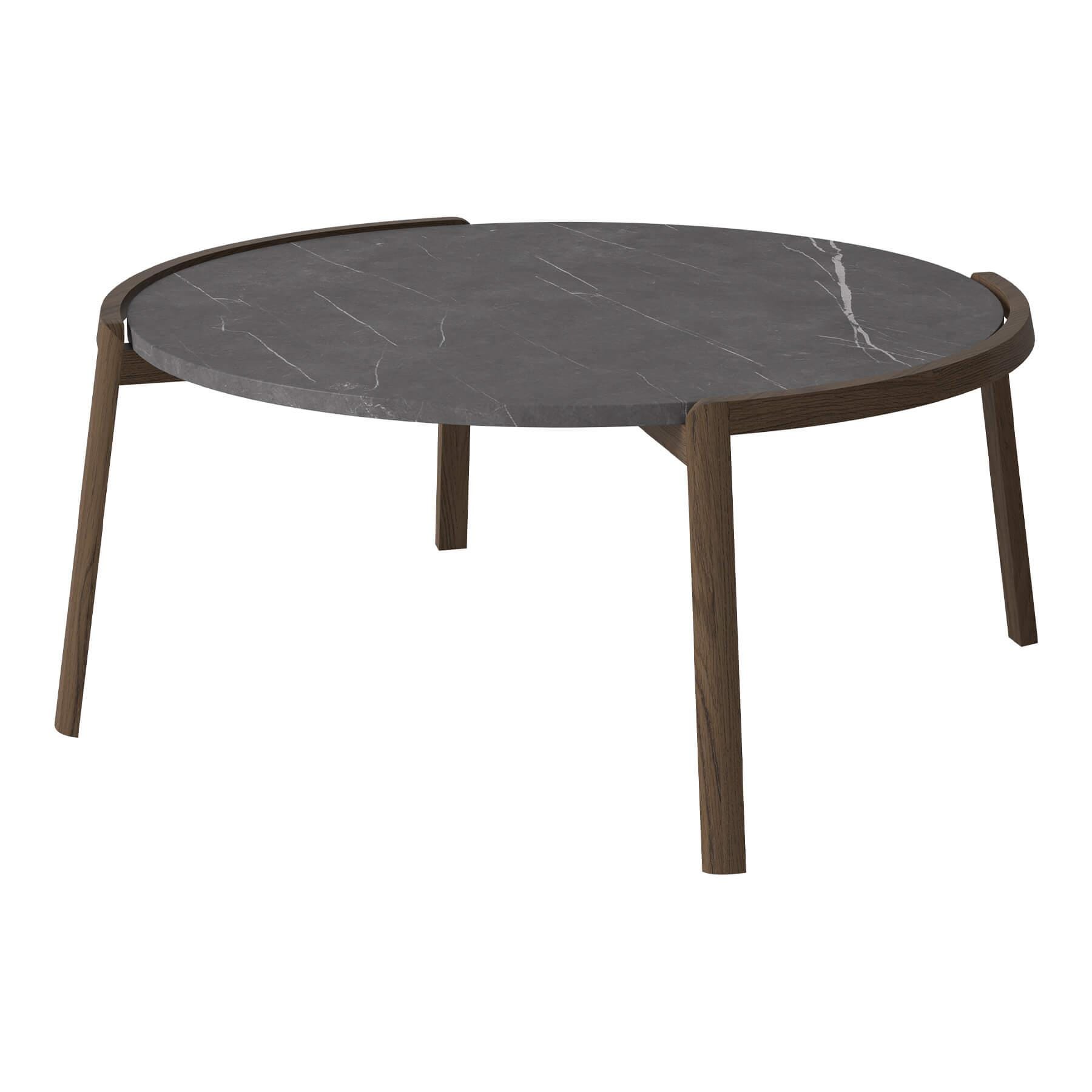 Bolia Mix Coffee Table Large Dark Oiled Legs Pietra Grey Marble Designer Furniture From Holloways Of Ludlow
