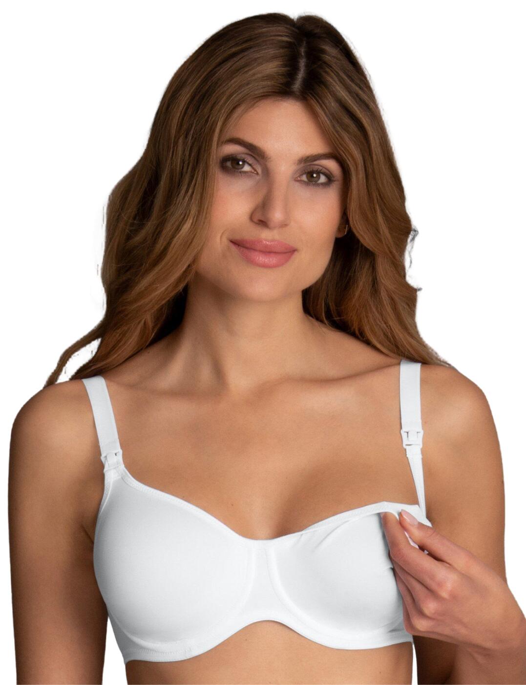 Anita Maternity introduces their best selling Basic nursing bra that supports and eases breastfeeding. This bra features plain opaque fabric keeping that classic everyday look. It has pre-shaped cups and a naturally shaped underwire which provides essential support. This bra features nursing clips that allow easy access to the breasts. The straps are adjustable and it has a hook and eye closure to the rear to provide an individual fit.  Nursing bra Bestseller Plain opaque fabric design Pre-shaped cups Naturally shaped underwire Nursing clips for easy access to breasts Adjustable straps Hook and eye closure Composition: 80% Nylon &pipe; 20% Elastane Listed in UK sizes  51195-92435-1212977 5068 Nursing Bra
