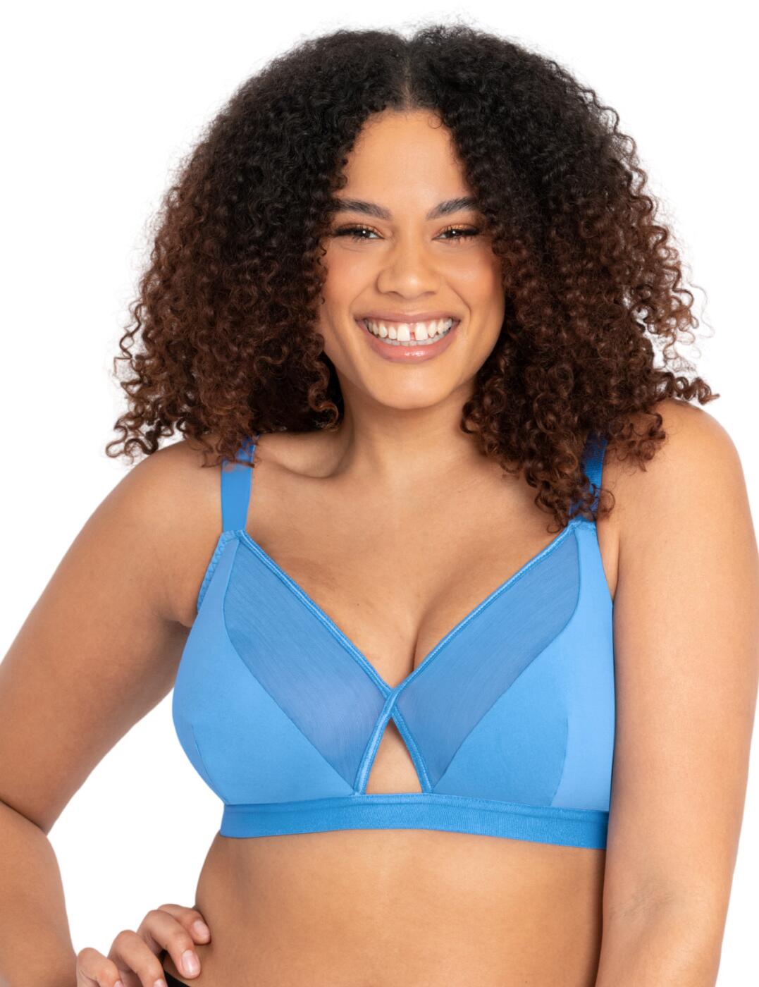 Looking for the perfect everyday bra? Look no more. Non-wired, dual cup sizes, and lightweight. The Curvy Kate Get Up and Chill bralette is essential to add to your comfy lingerie collection. This bralette is designed with lightweight breathable fabric, which allows the cups to shape around your breast for ultimate comfort. The mesh support sits inside the bralette to maximise hold and lift, whilst the soft microfibre outer creates a smooth shape. The underband elastic is soft during wear, making it extremely supportive and comfortable. The thick anti-slip straps are adjustable for personal wear. The back of this bra is finished with a hook and eye fastening, for ease of wear.  Premium soft fabric Supportive elastic underband Breathable mesh support Anti-slip adjustable straps Non-wired for comfort Non-padded Hook and eye fastening Elegant design Composition: Main: 81% Polyamide &pipe; 19% Elastane Composition: Mesh: 70% Polyamide &pipe; 30% Elastane Listed in UK sizes  51221-92470-1213834 CK040110 Bralette