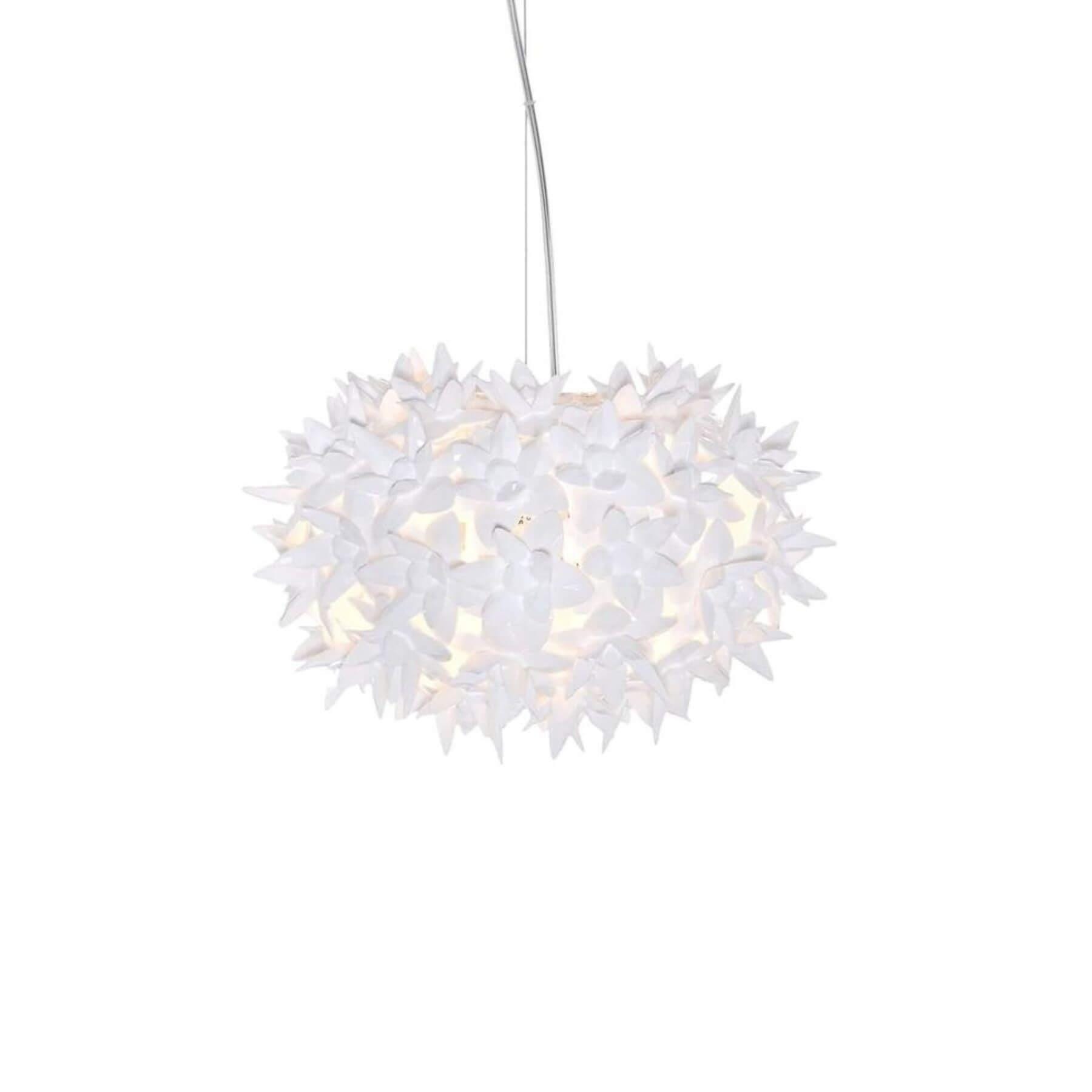 Kartell Bloom Hanging Pendant Light Small White Designer Pendant Lighting