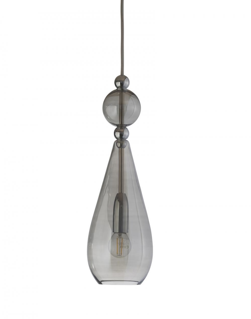 Ebb Flow Smykke Pendant Smokey Grey Designer Pendant Lighting