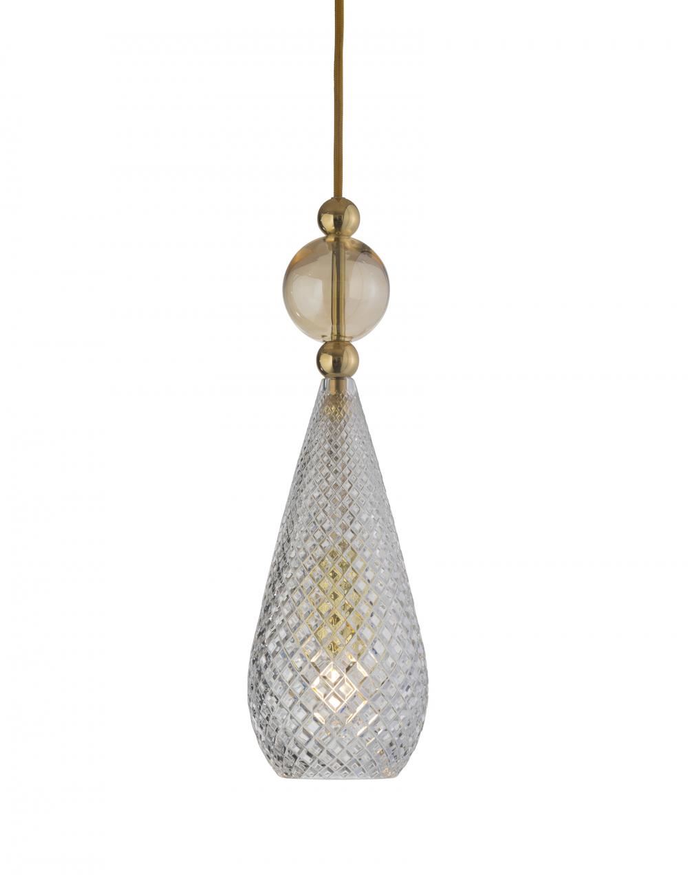 Ebb Flow Smykke Pendant Crystal Gold Fittings Golden Smoke Ball Clear Designer Pendant Lighting