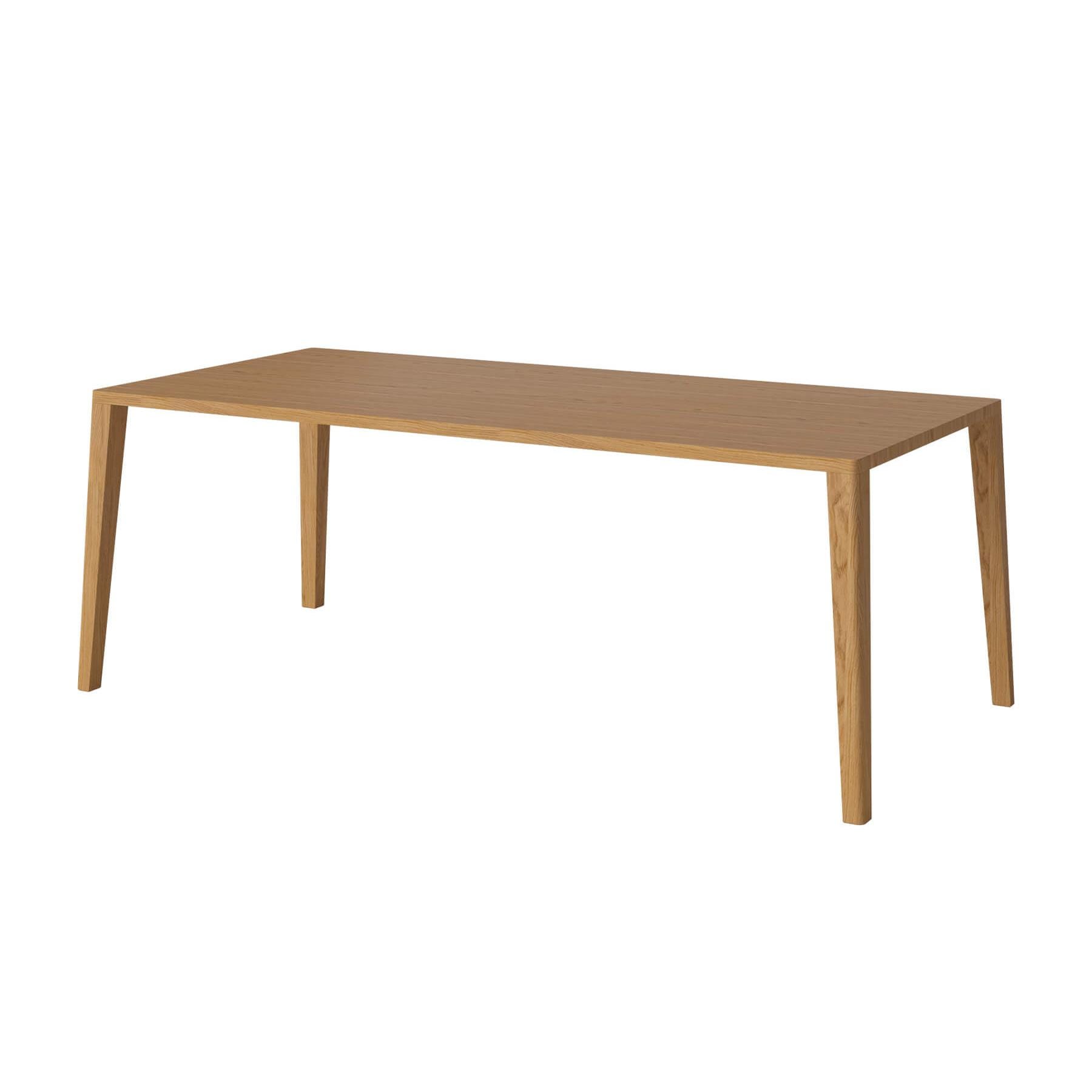 Bolia Graceful Dining Table 200 X 95cm Oiled Legs Without Extension Leaves Light Wood Designer Furniture From Holloways Of Ludlow