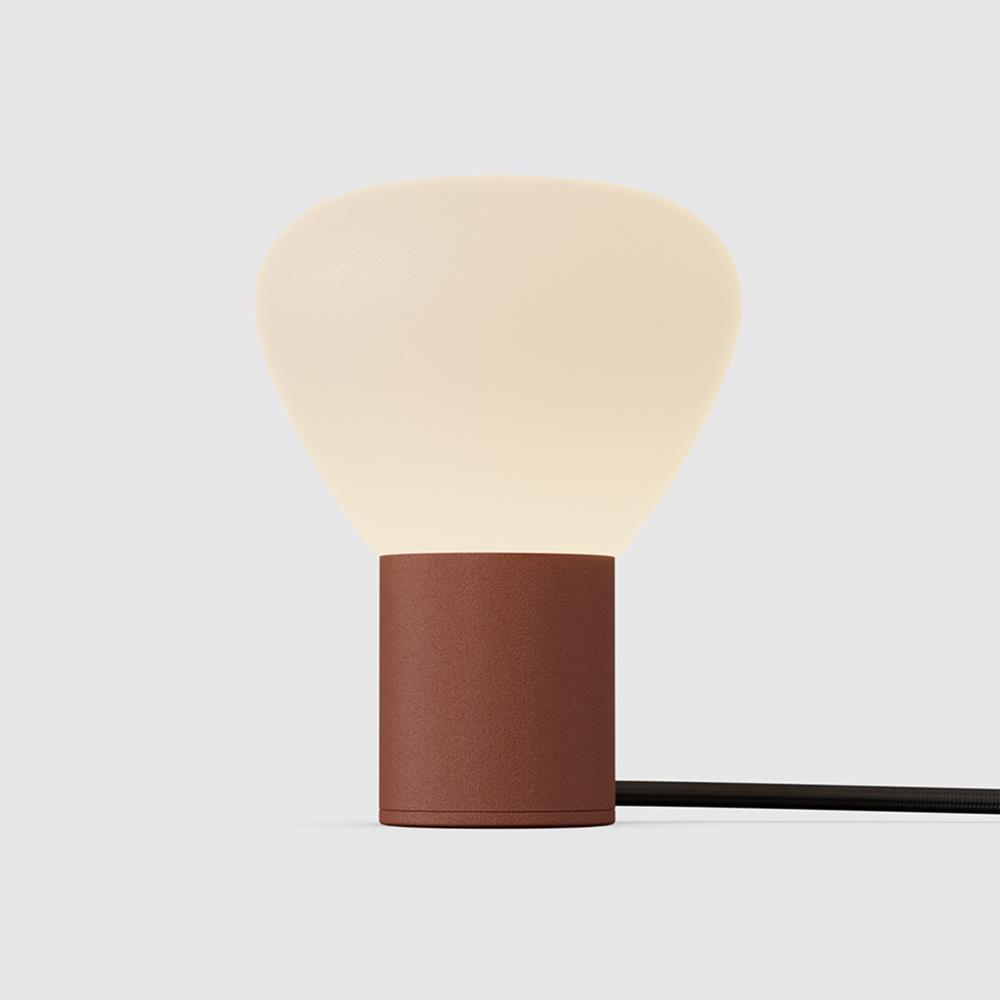 Parc 01 Table And Wall Light Terracotta Blue Foot