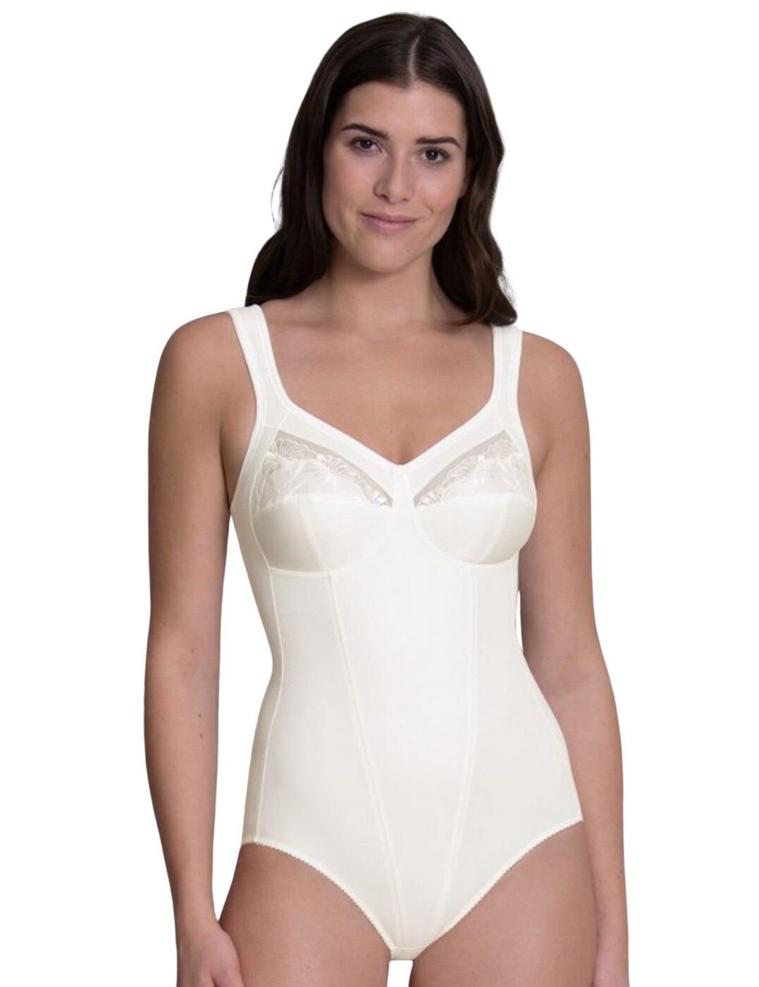 The Safina Support Corselet by Anita offers style, support and comfort. The padded straps make it perfect for everyday wear. The reinforced middle offers firm support all day. Sanifa doesn't neglect style, with floral embroidery over a lined cup you will feel sexy and supported. The classic cut full coverage back gives a modest fit.  Feminine design on cups Padded and adjustable straps for extra comfort Reinforced middle for firm support Hook and eye fastening Composition: 60% Nylon &pipe; 15% Elastane &pipe; 10% Polyester &pipe; 10% Cotton &pipe; 5% Viscose Listed in UK sizes  51242-92538-1215796 3448 Support Corselet