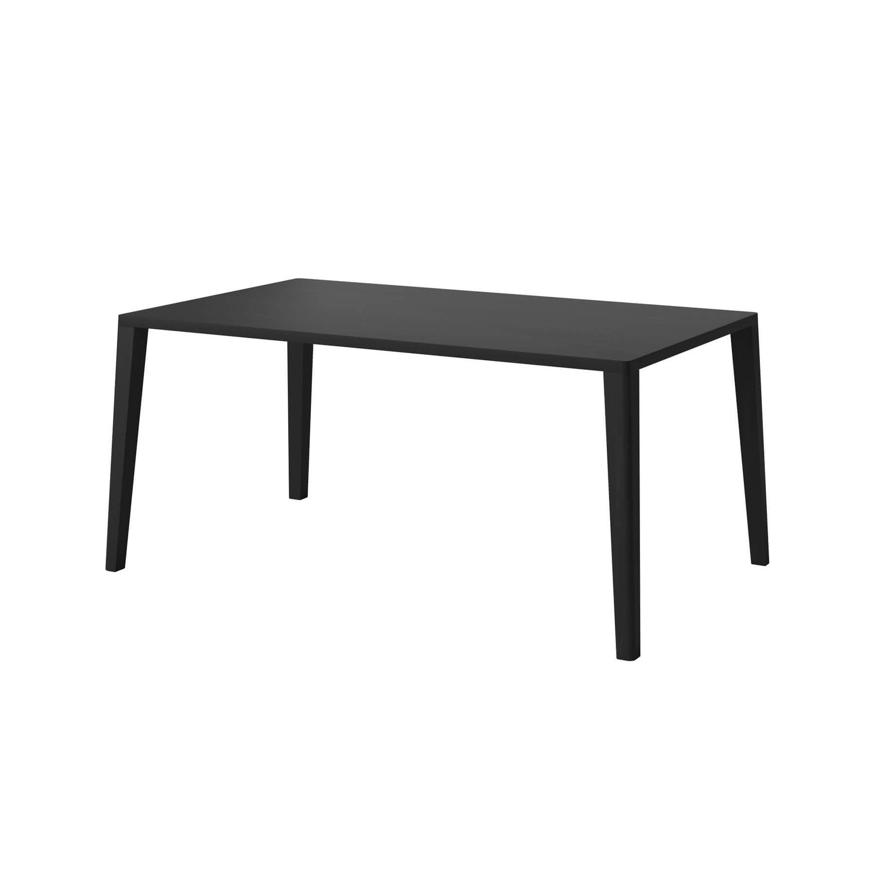 Bolia Graceful Dining Table 160 X 95cm Black Stained Legs Without Extension Leaves Designer Furniture From Holloways Of Ludlow