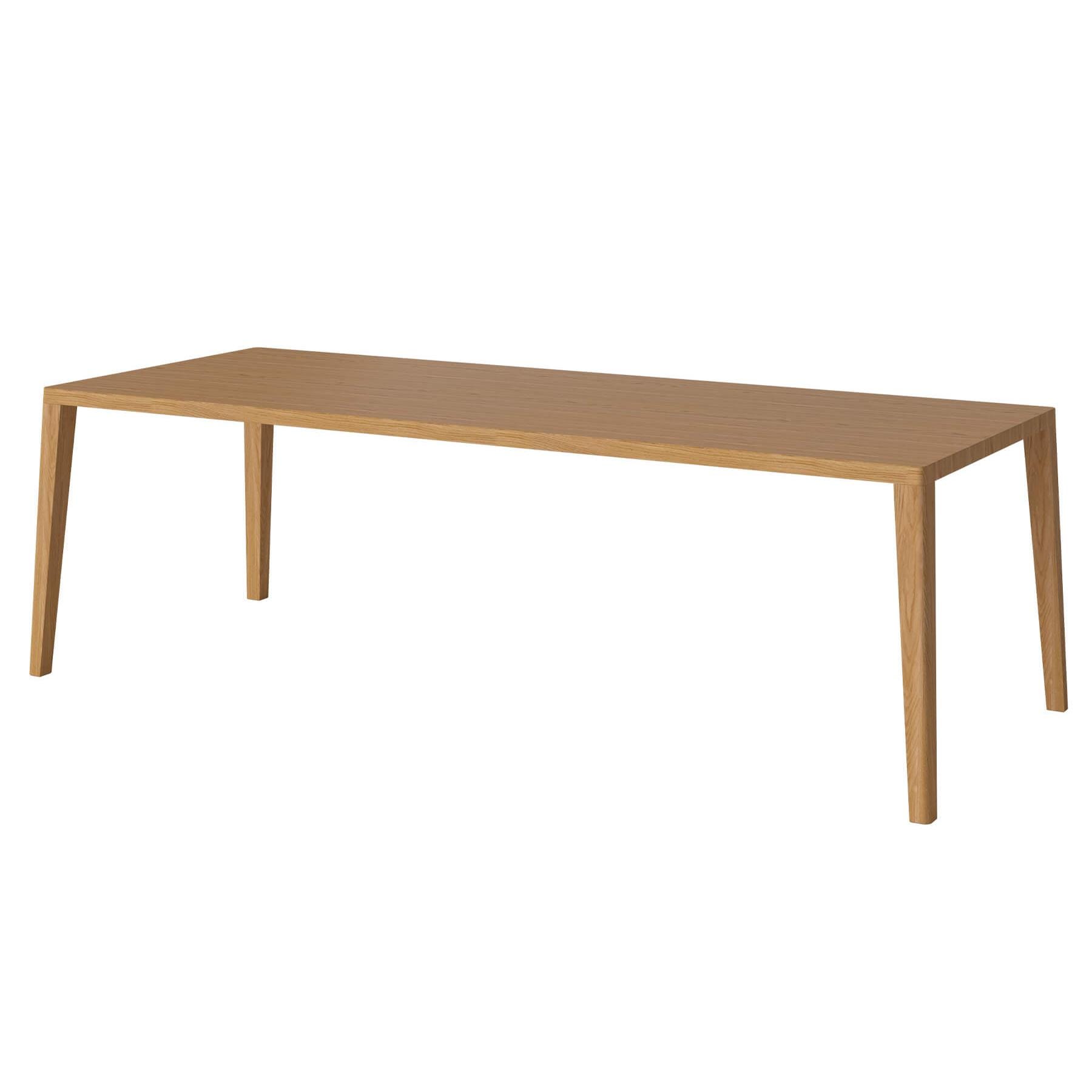 Bolia Graceful Dining Table 240 X 95cm Oiled Legs Without Extension Leaves Light Wood Designer Furniture From Holloways Of Ludlow