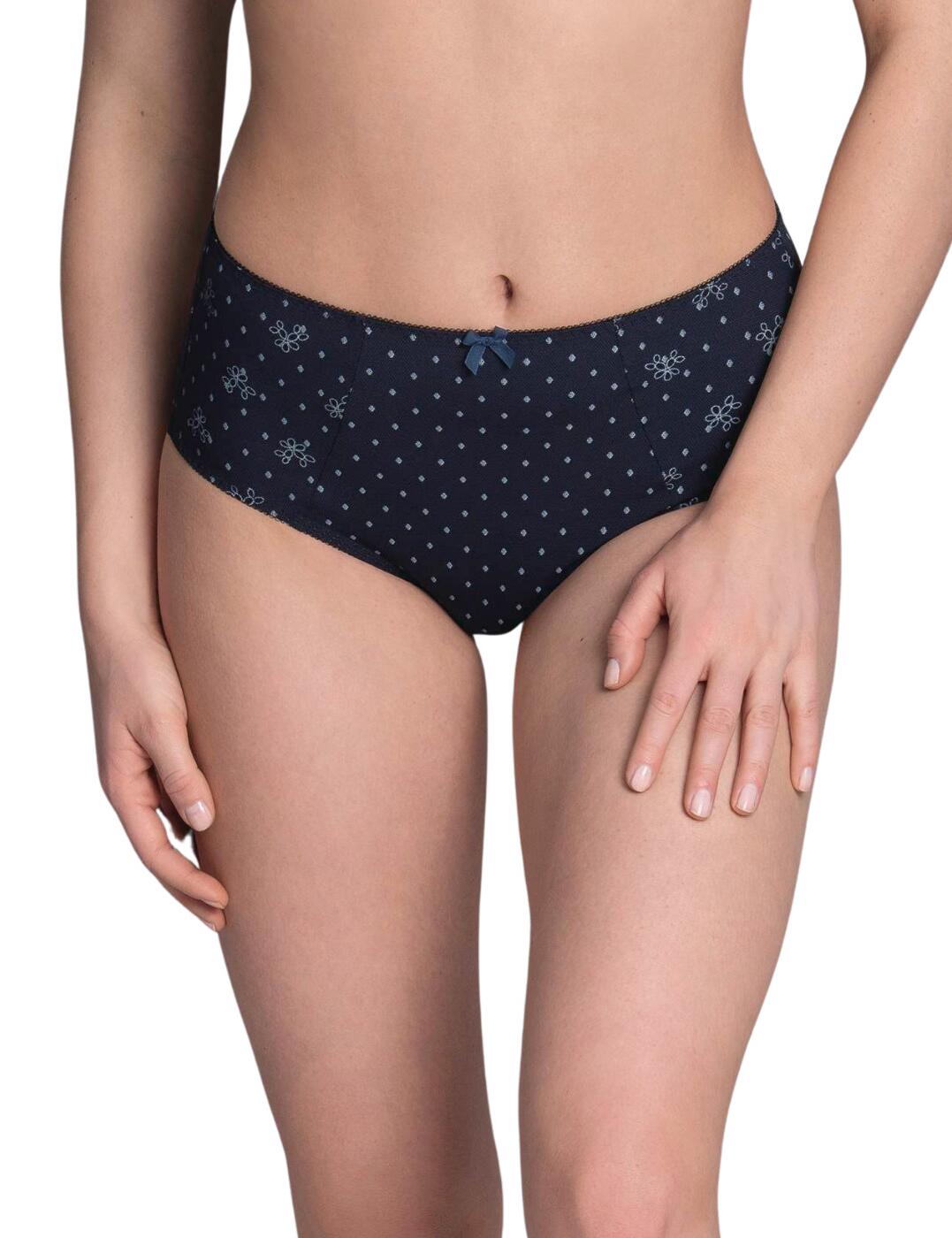 These high waisted briefs are from the Belvedere collection by Anita. They are a super comfortable fit that is made from fine, stretchy microfibre. It is designed with fresh floral prints and diamond shapes with a decorative bow in the centre. The waistband is super soft and stretchy which ensures a comfortable fit. This brief provides full rear coverage.  High-waisted brief Super comfortable fit Crafted from fine, stretchy microfibre Floral print with diamond shapes Decorative bow Full rear coverage Composition: 78% Nylon &pipe; 22% Elastane Listed in UK sizes  51249-92498-1214726 1387 High-Waist Brief