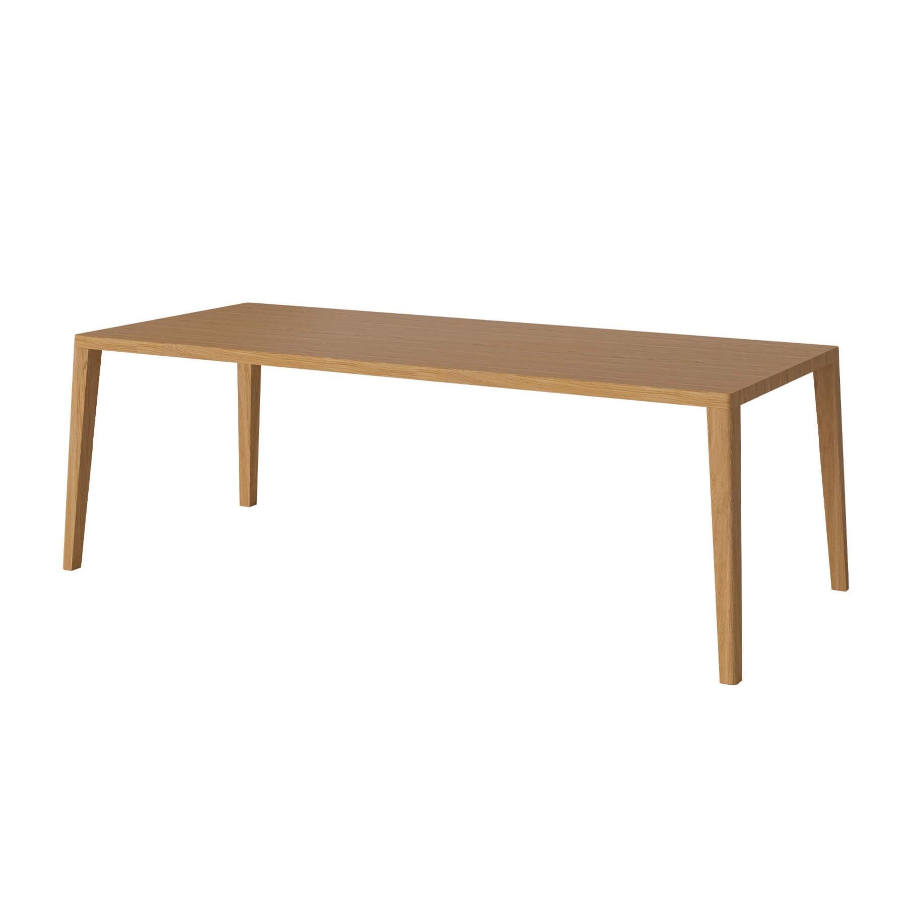 Bolia Graceful Dining Table 220 X 95cm Oiled Legs With Extension Leaves Light Wood Designer Furniture From Holloways Of Ludlow