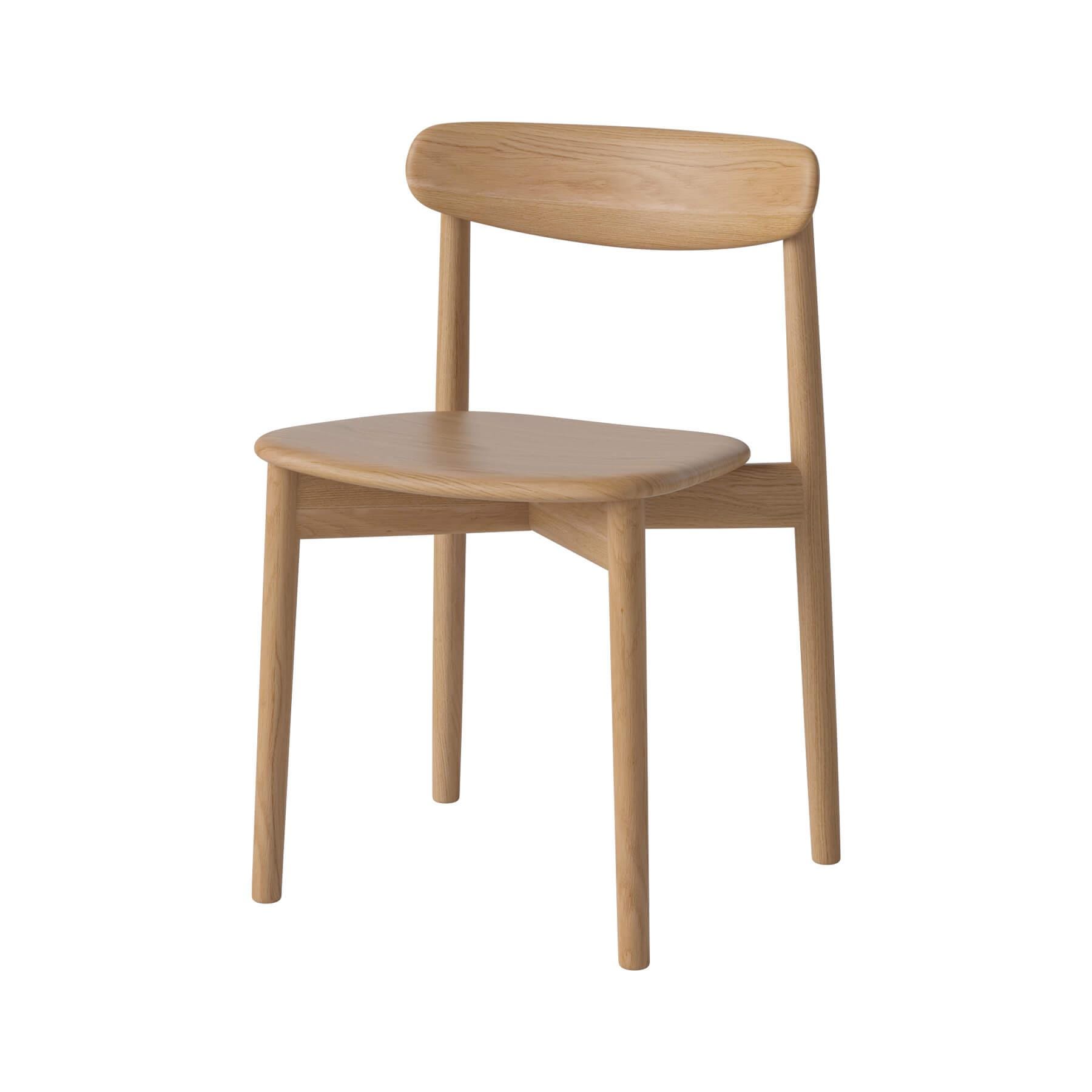 Bolia Merge Dining Chair Oiled Oak Light Wood Designer Furniture From Holloways Of Ludlow