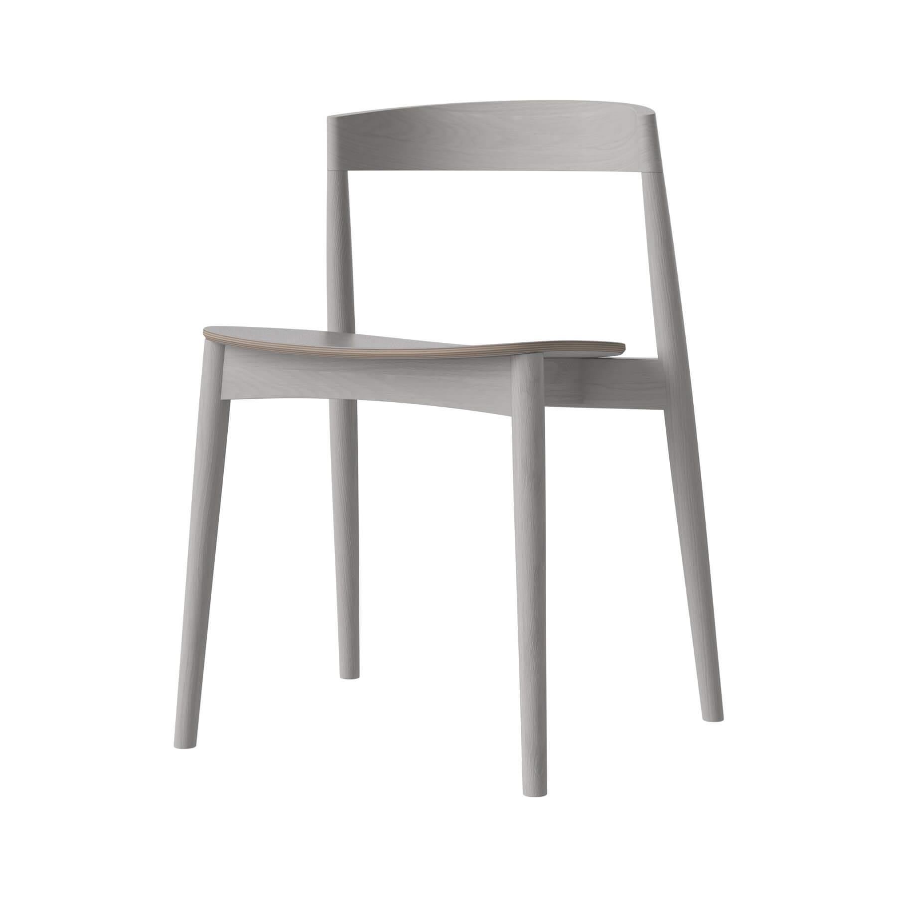 Bolia Kite Dining Chair Grey Laquered Oak Designer Furniture From Holloways Of Ludlow