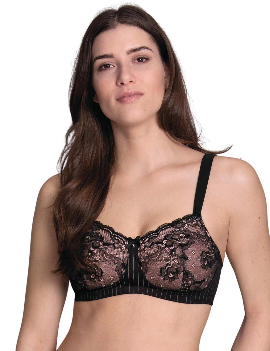 The Antonia collection by Anita offers practical post-mastectomy lingerie without compromising on a sensual style. This bilateral post-mastectomy bra flaunts sexy embroidered cups with a feminine scallop trim. The innovative soft foam cups create a beautiful naturally rounded shape without the need for an added prosthesis. A non-wired design allows for all-day comfort and the adjustable straps offer a unique fit. For a sexy coordinated look, wear with matching lingerie from the Antonia collection by Anita.  Sexy embroidered design Post-mastectomy design Full-cup shape Moulded cup design Inside soft foam cups Adjustable straps Non-wired for comfort Hook and eye closure Composition: 31% Polyester &pipe; 30% Nylon &pipe; 22% Cotton &pipe; 9% Polyurethan &pipe; 8% Elastane Listed in UK sizes  51267-92555-1232580 4705X Bilateral Post Mastectomy Bra