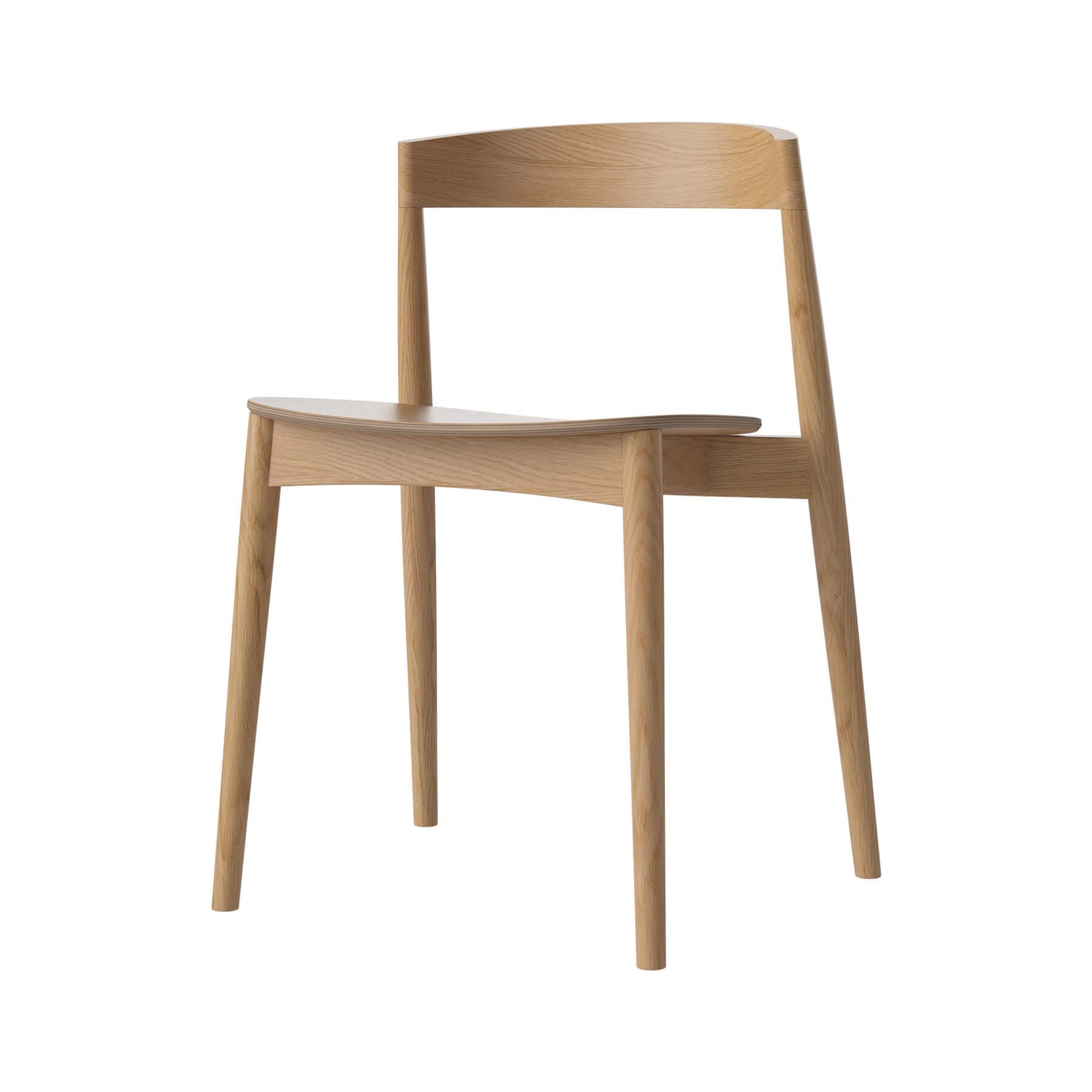 Bolia Kite Dining Chair Oiled Oak Light Wood Designer Furniture From Holloways Of Ludlow