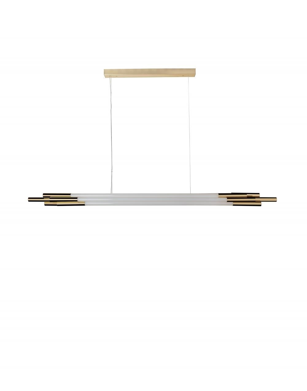 Dcw Editions Org Horizontal Pendant Medium Brassgold Designer Pendant Lighting