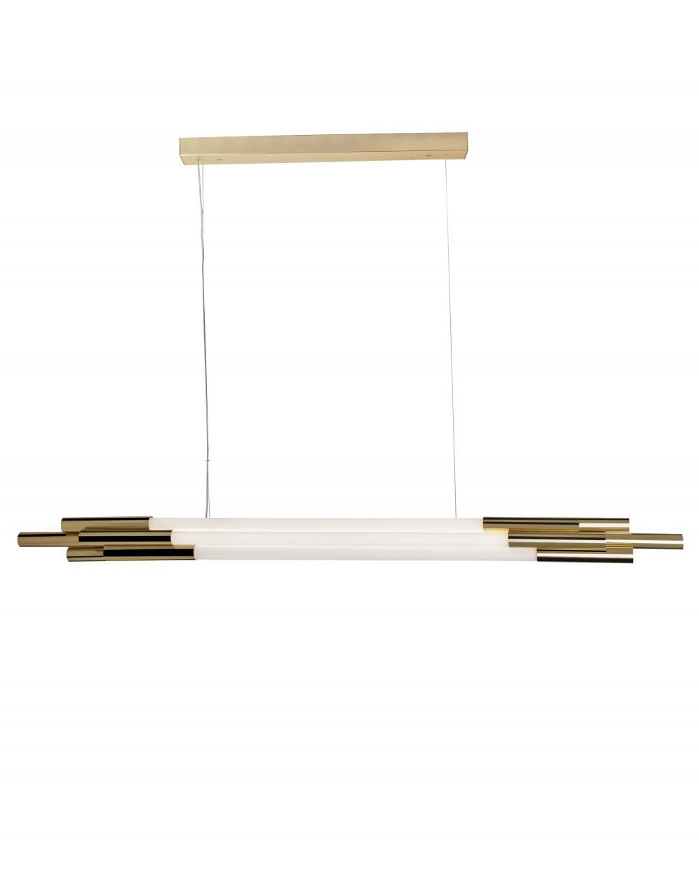 Dcw Editions Org Horizontal Pendant Small Brassgold Designer Pendant Lighting