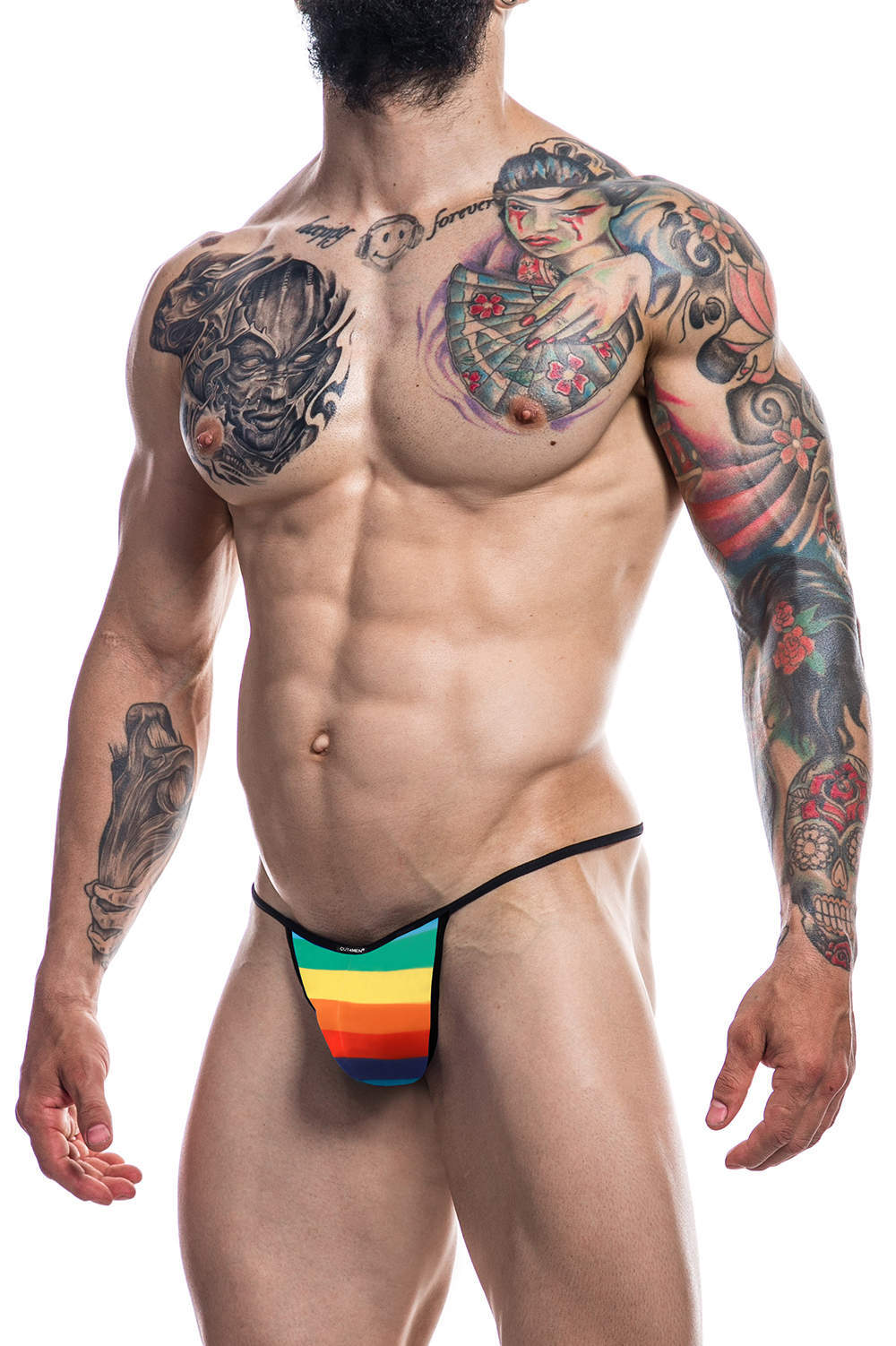 Shop Cut4Men C4M12 Brief Kini men’s underwear tanga slips. Ultra low rise male bikinis with fine sides and cheeky behind. Buy online ship worldwide