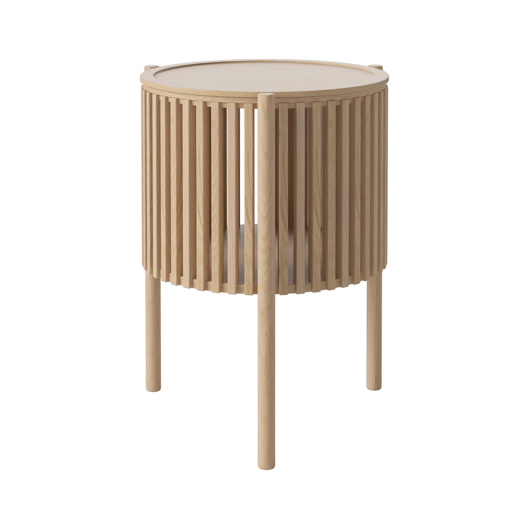 Bolia Story Side Table White Oiled Oak Light Wood Designer Furniture From Holloways Of Ludlow