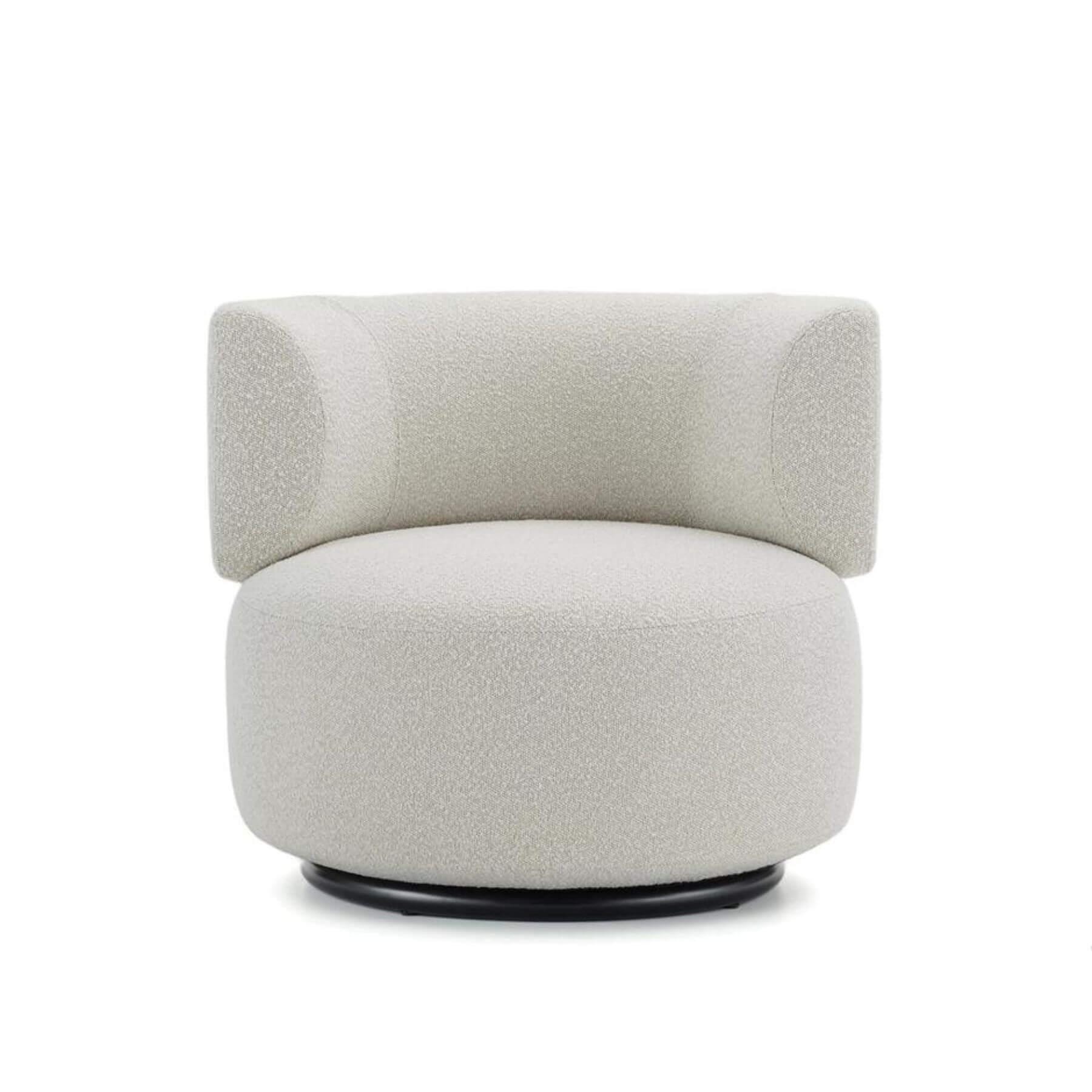 Kartell Kwaiting Armchair Boucle Ecru White Designer Furniture From Holloways Of Ludlow