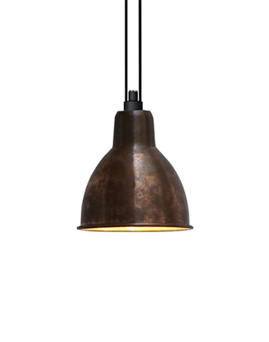 Dcw Editions Les Acrobates De Gras Pendant 322 Round Shade Xl Raw Copper Designer Pendant Lighting