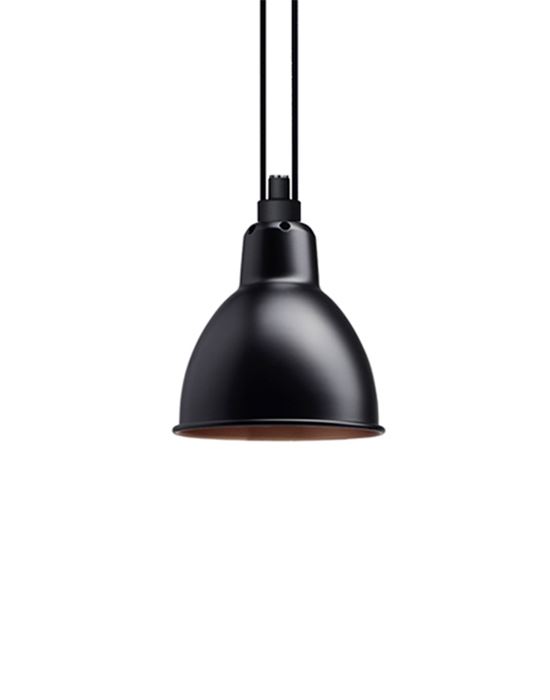 Dcw Editions Les Acrobates De Gras Pendant 322 Round Shade Large Black With Copper Interior Designer Pendant Lighting