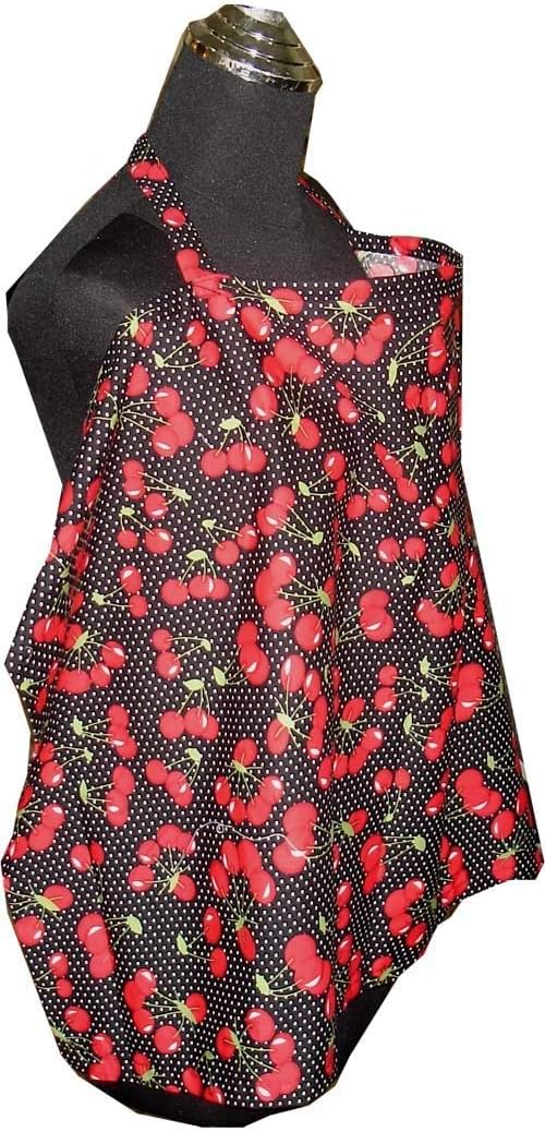 Palm & Pond Infant Breastfeeding Cover - Red Cherry Design