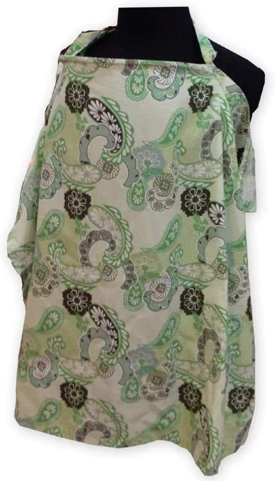 Palm & Pond Breastfeeding Cover With Boning - Celadon Paisley - Various...