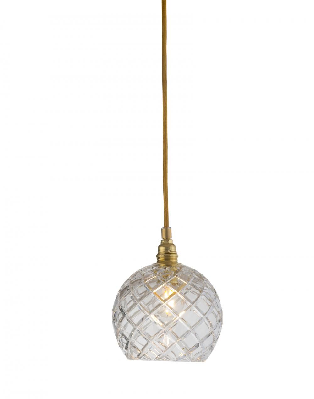 Ebb Flow Rowan Pendant In Crystal Small Medium Check Gold Clear Designer Pendant Lighting