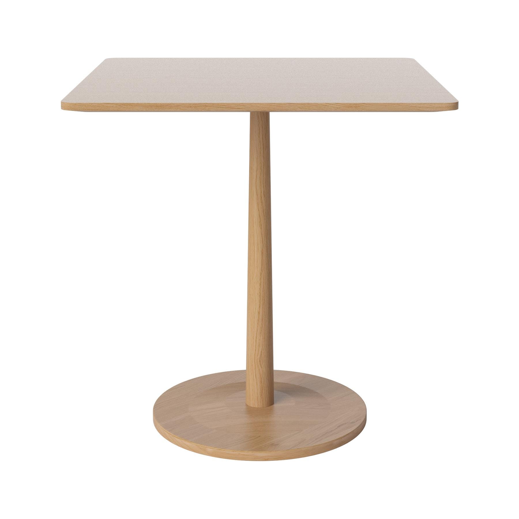Bolia Turned Dining Table Square Lacquered Oak Light Wood Designer Furniture From Holloways Of Ludlow